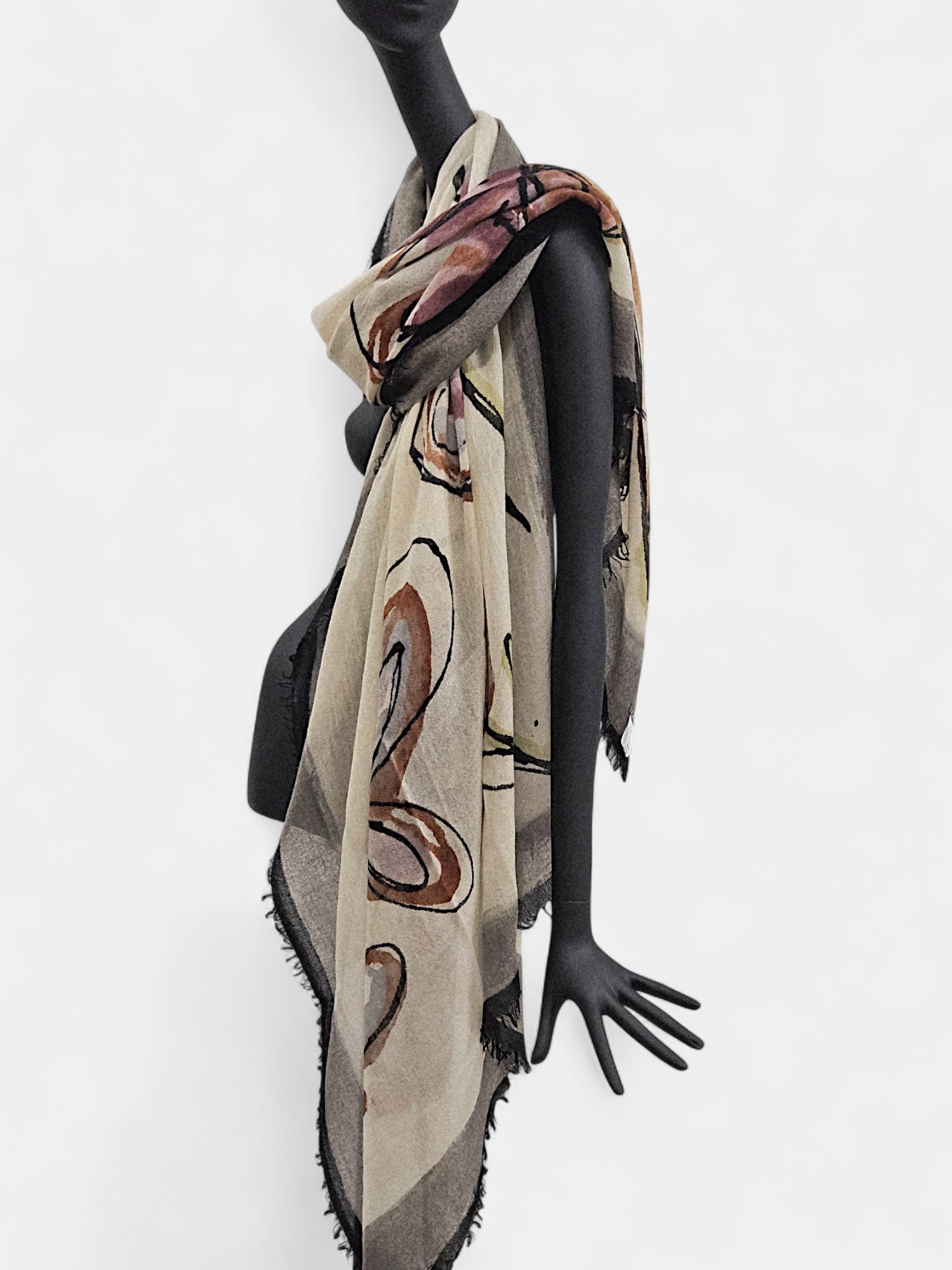 Fular Faliero Sarti "Art Beige"