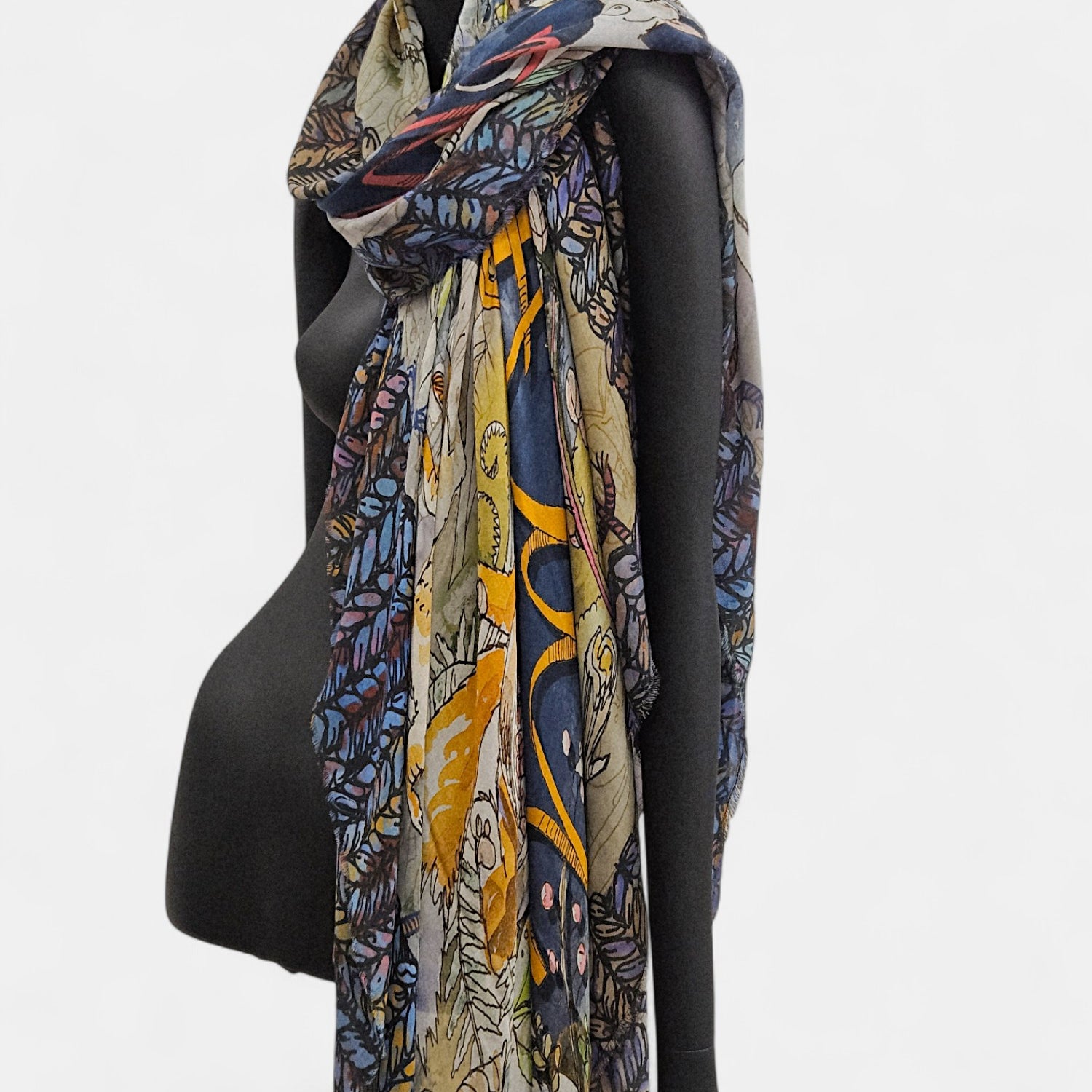 Fular estampado Seasons Faliero Sarti