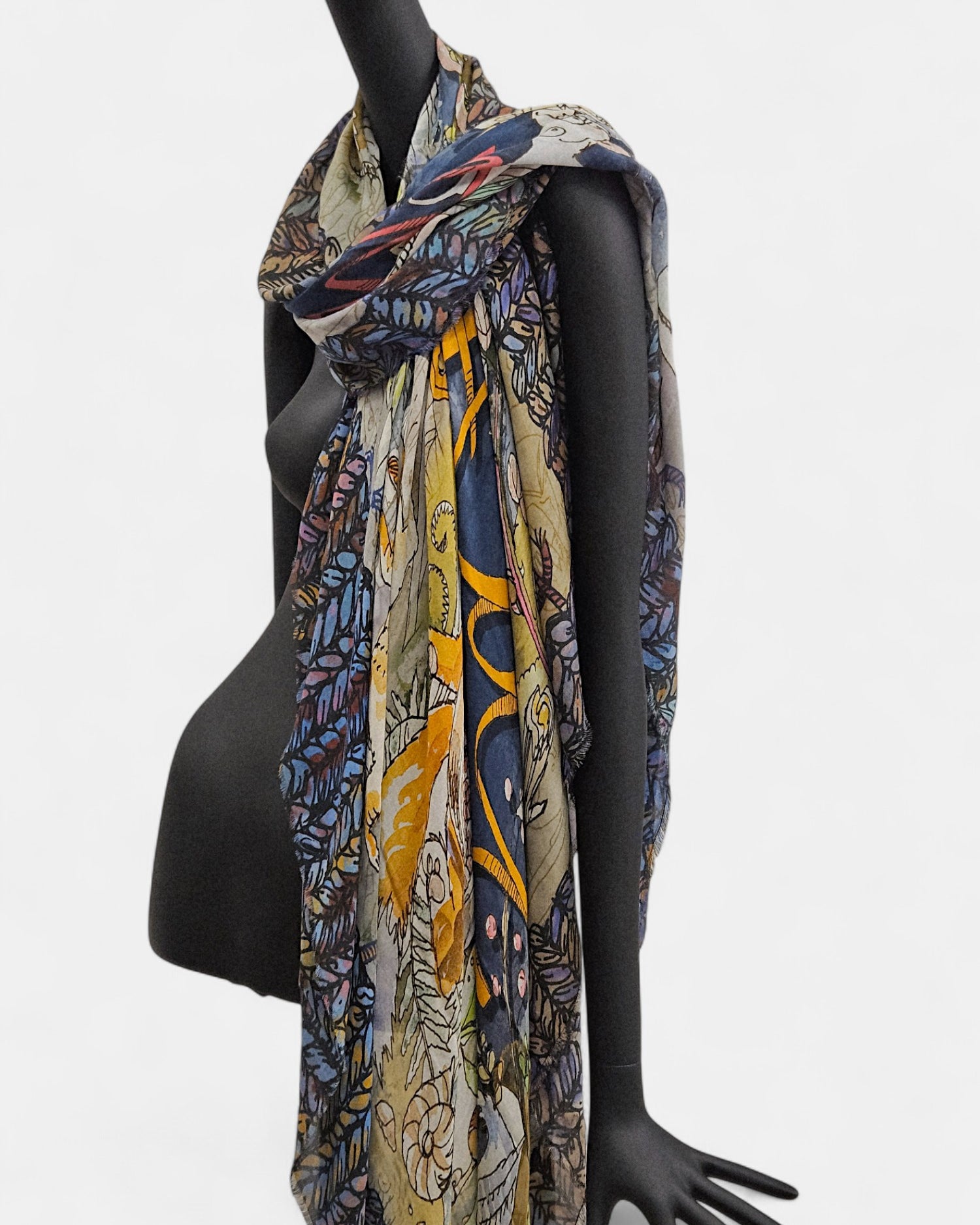 Fular estampado Seasons Faliero Sarti