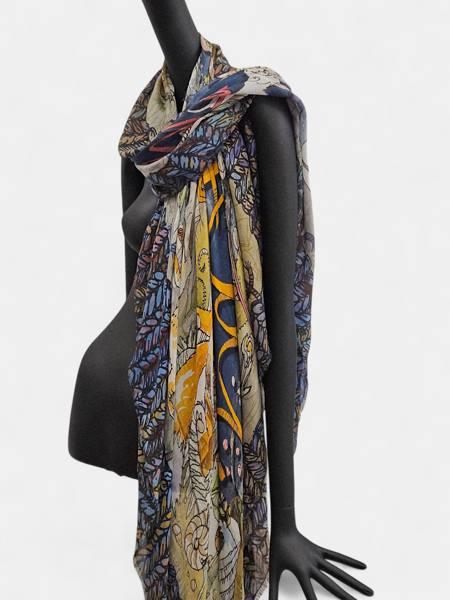 Fular estampado Seasons Faliero Sarti