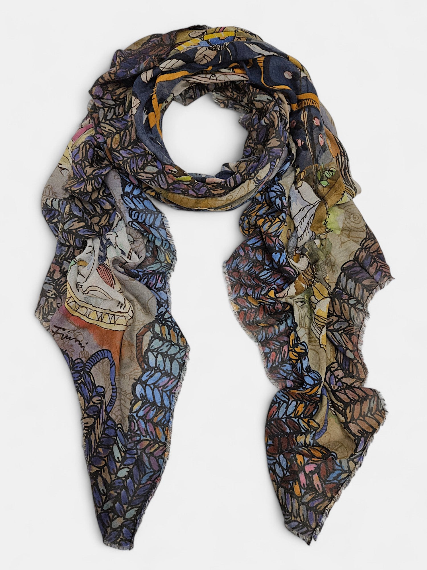 Fular estampado Seasons Faliero Sarti