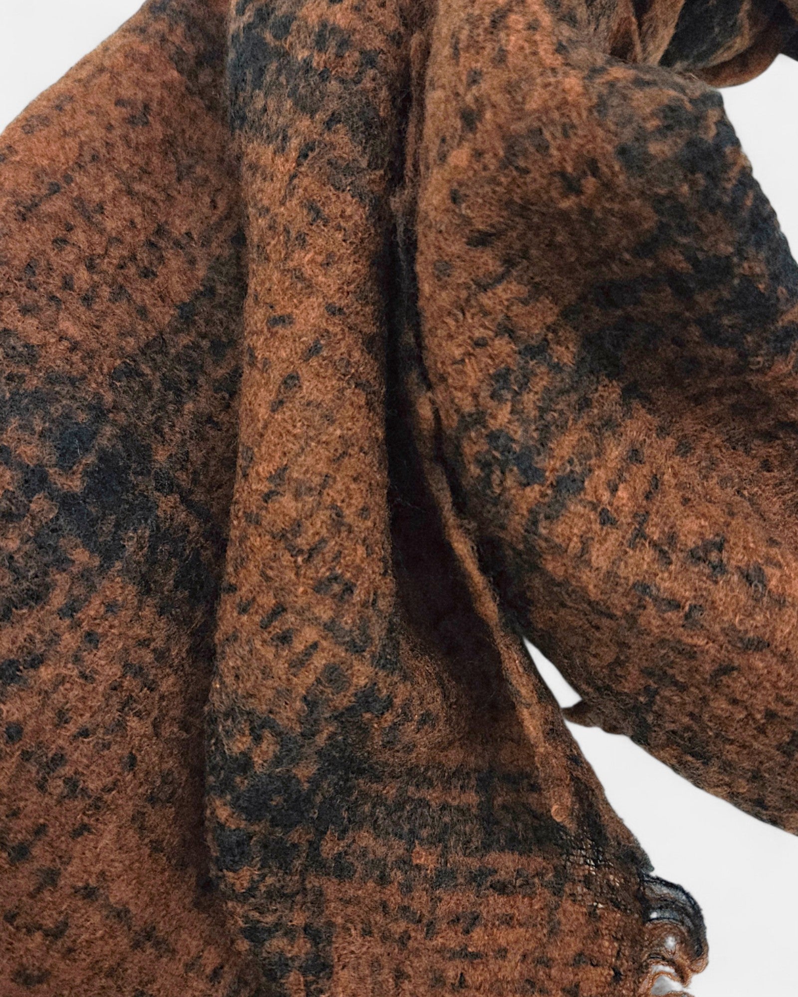 Fular estampado naranja Faliero Sarti