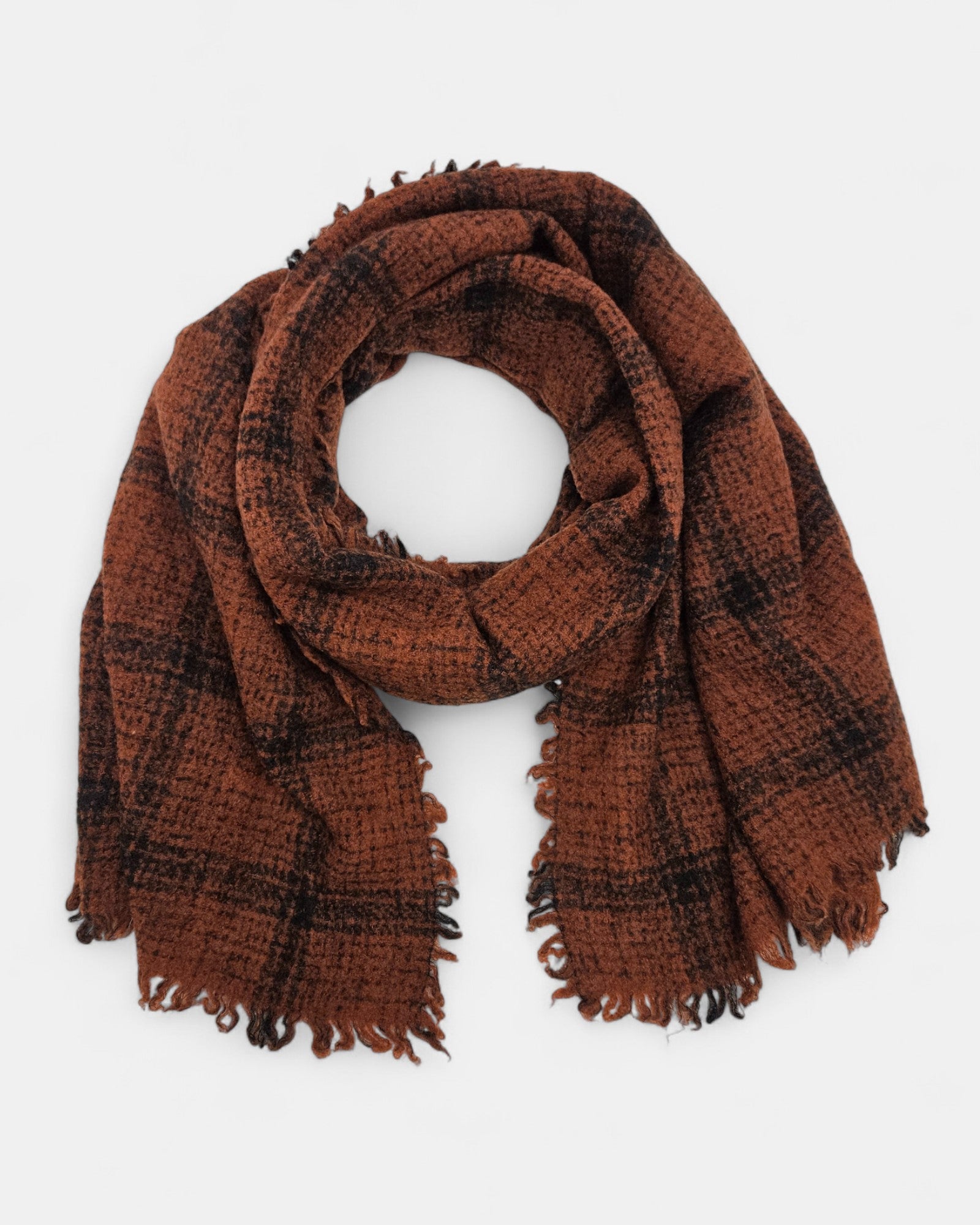 Foulard imprimé orange Faliero Sarti