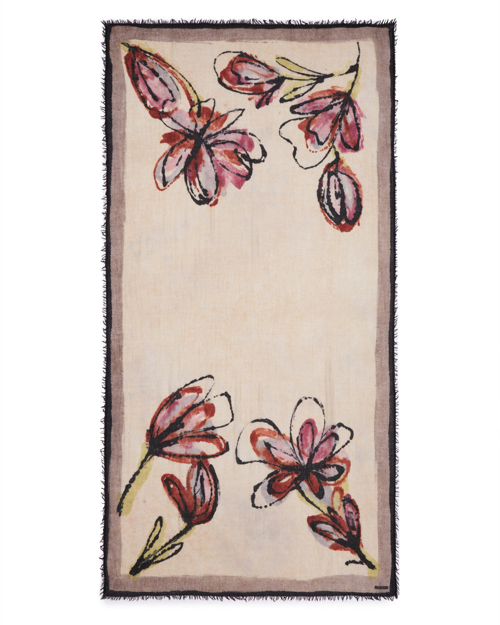 Faliero Sarti "Art Beige" scarf