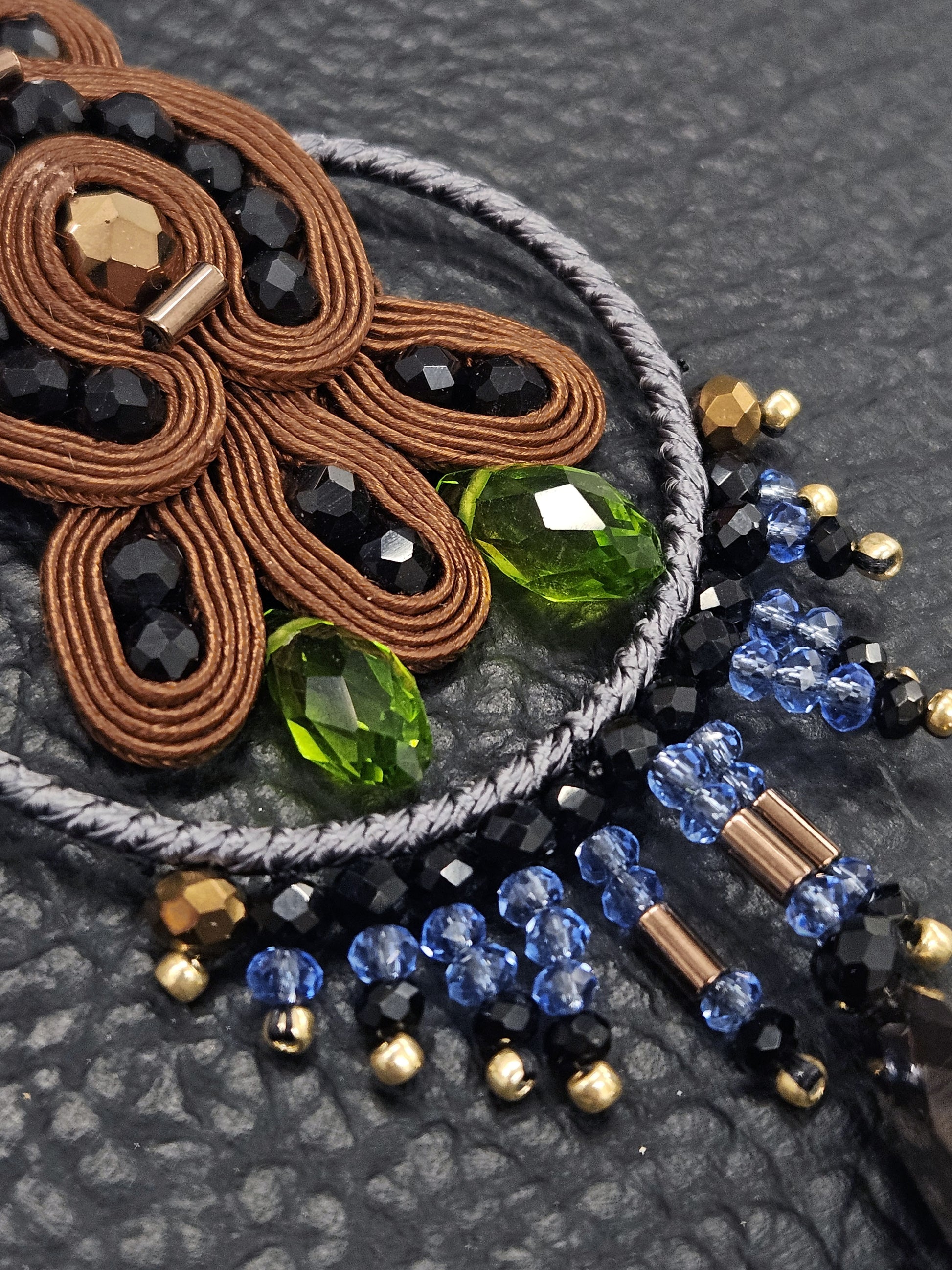 Pendientes largos Saint Honore Choco