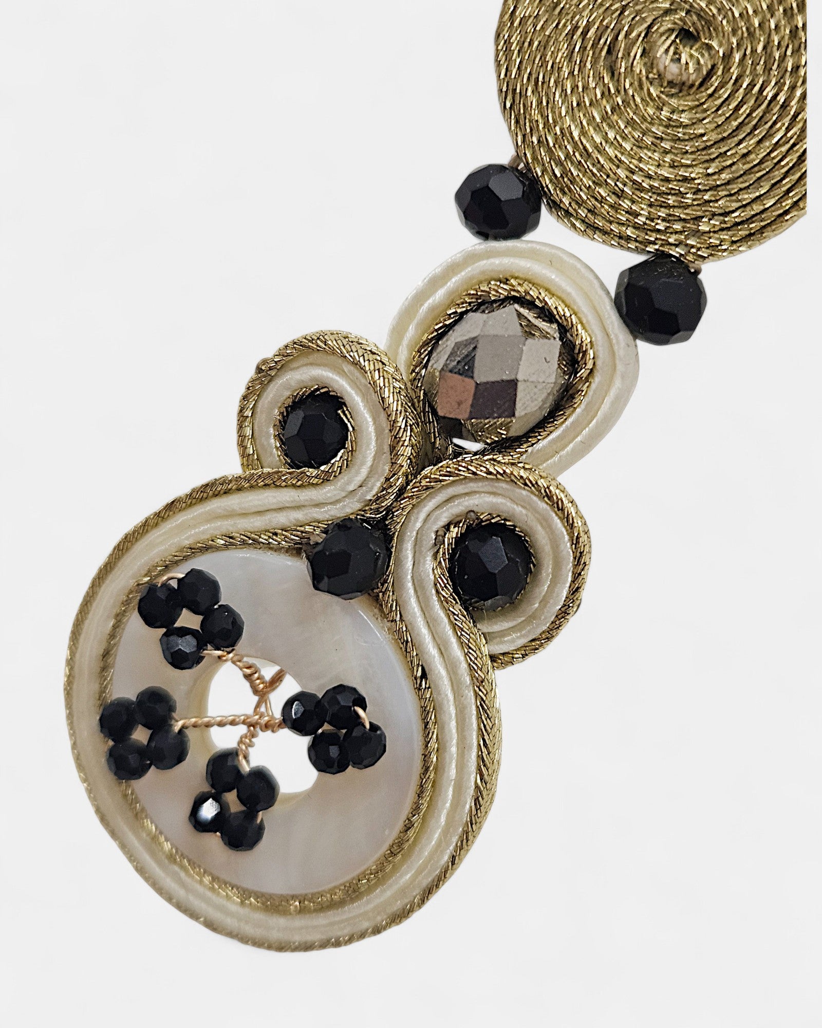 Pendientes Black Blossom