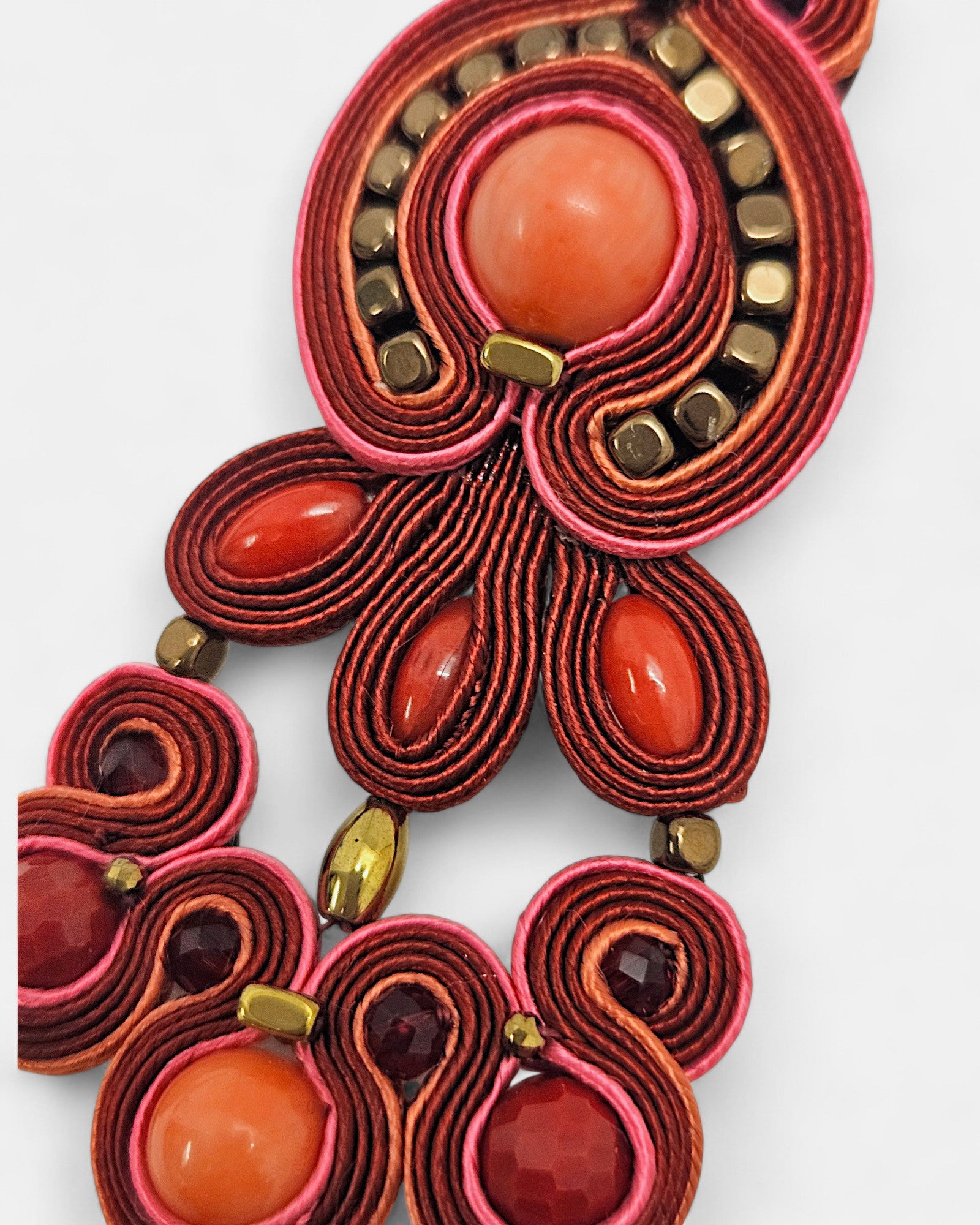 Royal Tartan Carmine Earrings