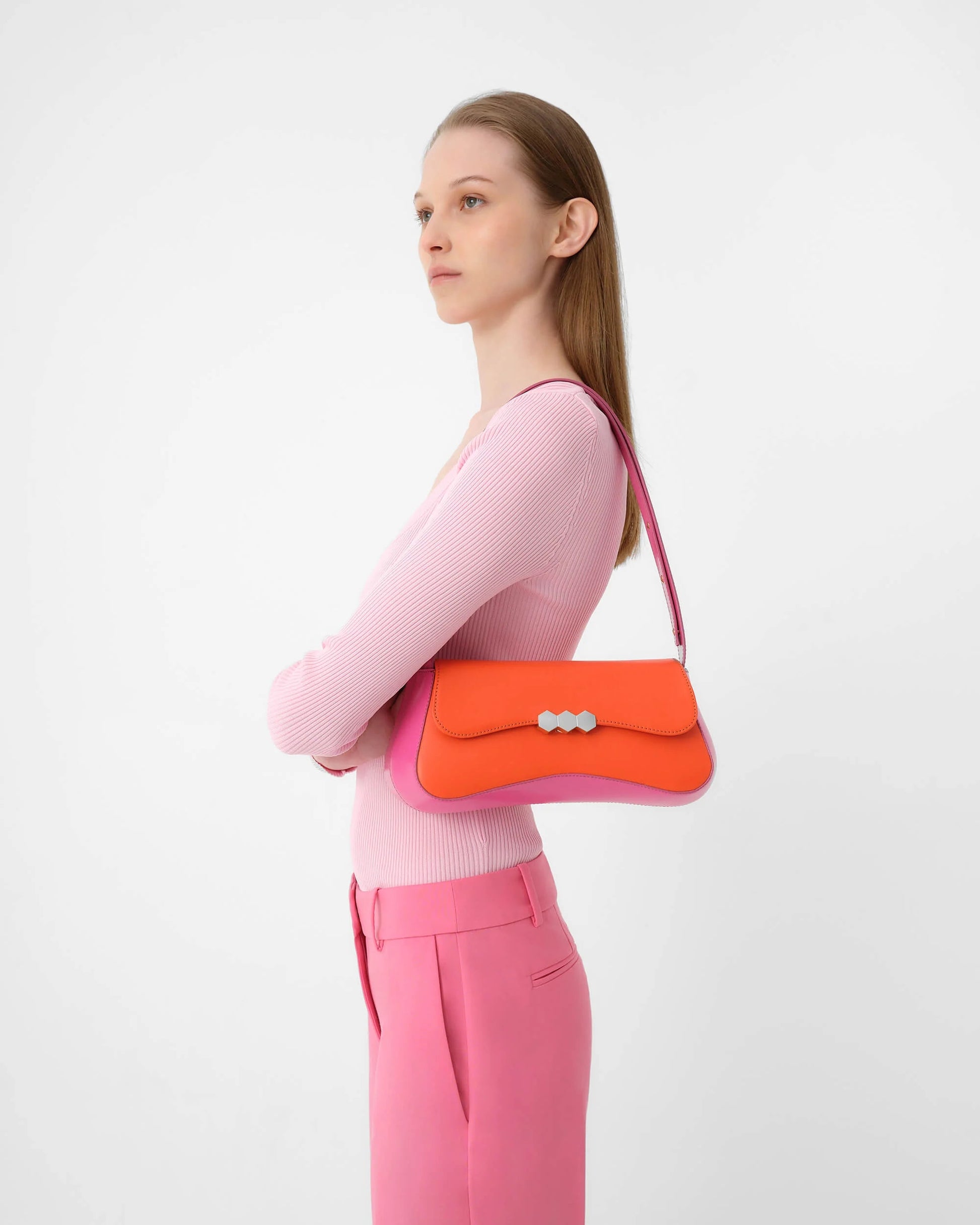 Culita bag orange-pink