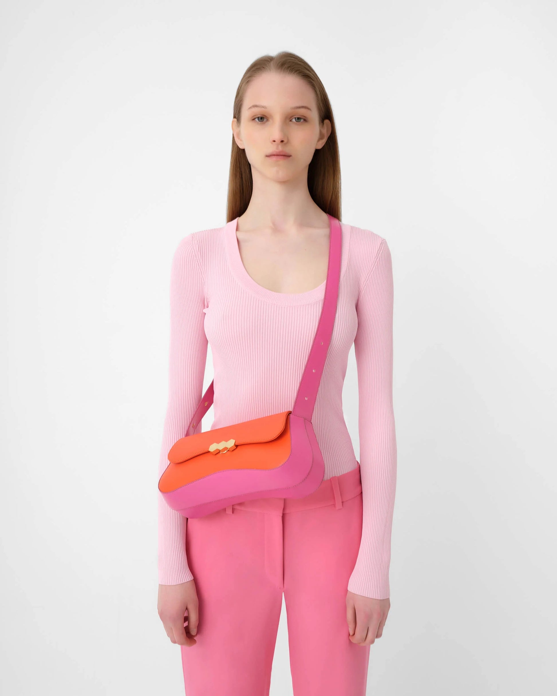 Culita bag orange-pink