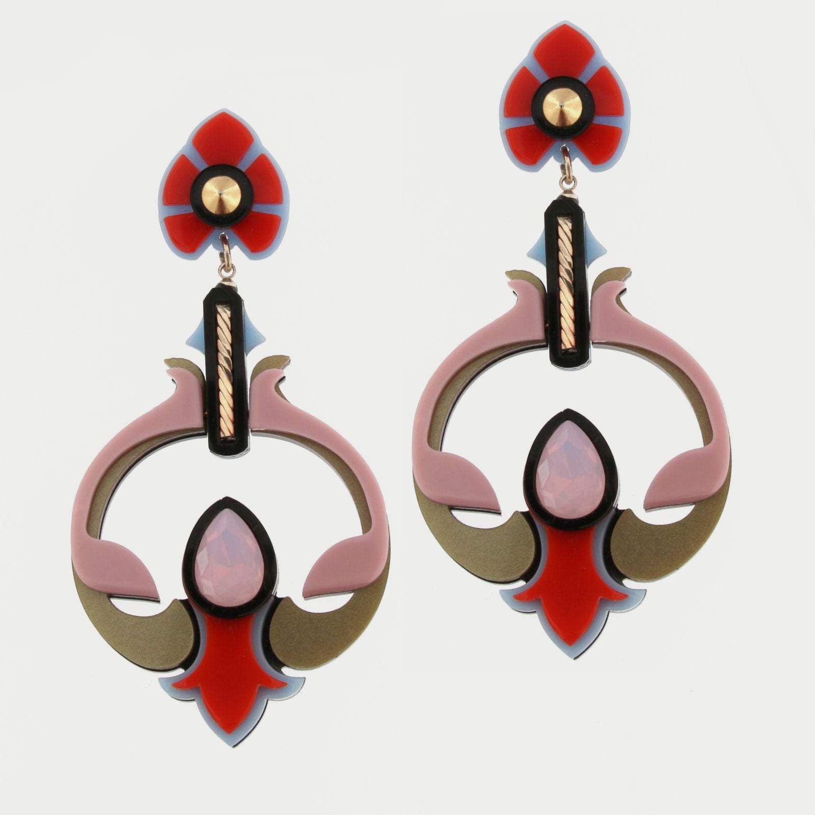 Pendiente Ninna rosa