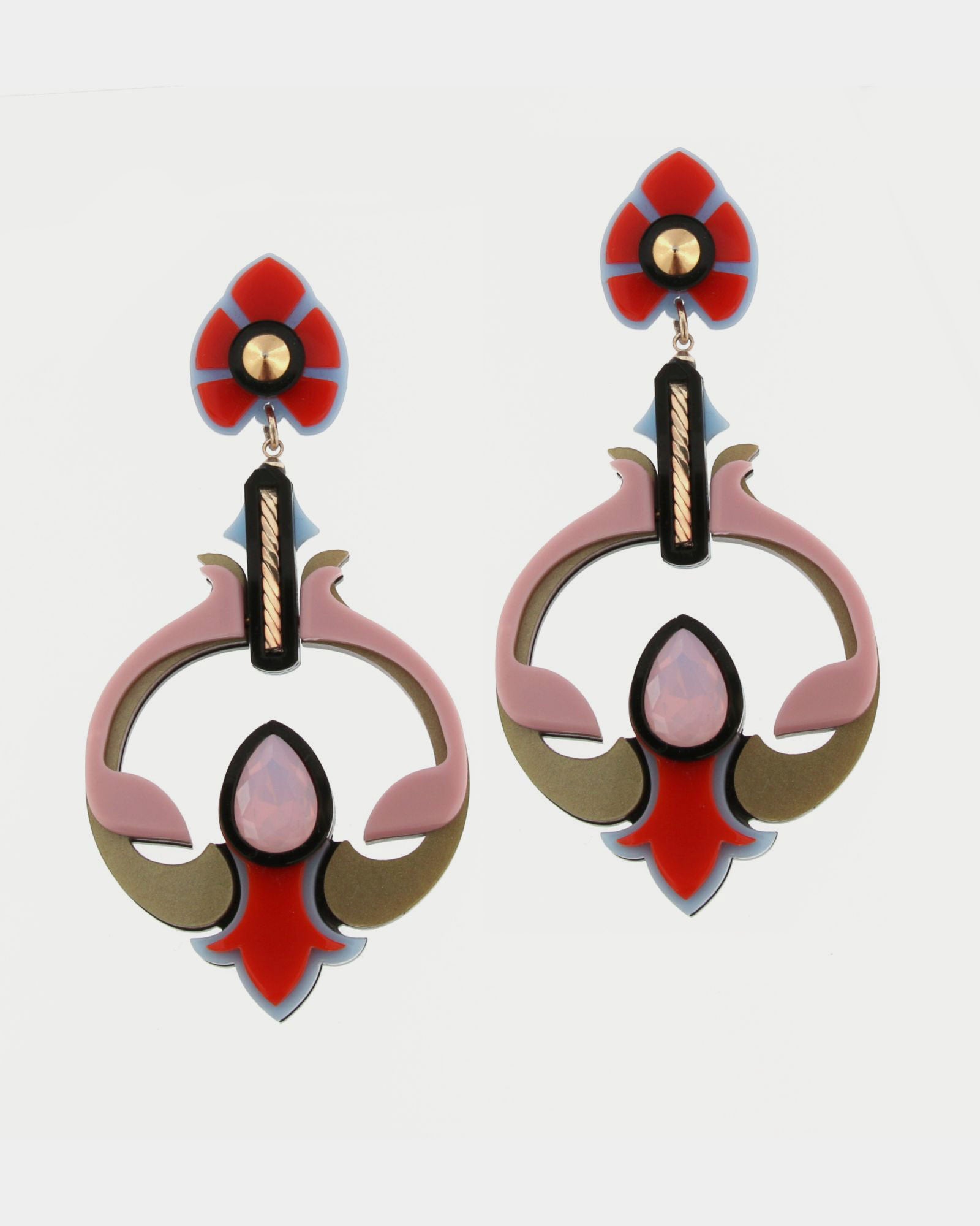 Pendiente Ninna rosa