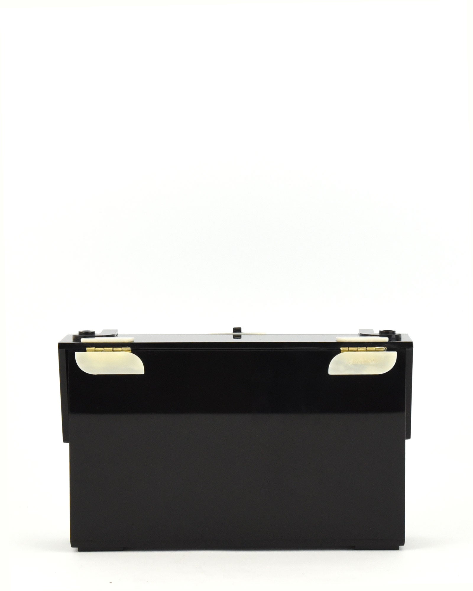 Clutch Demy blanco y negro