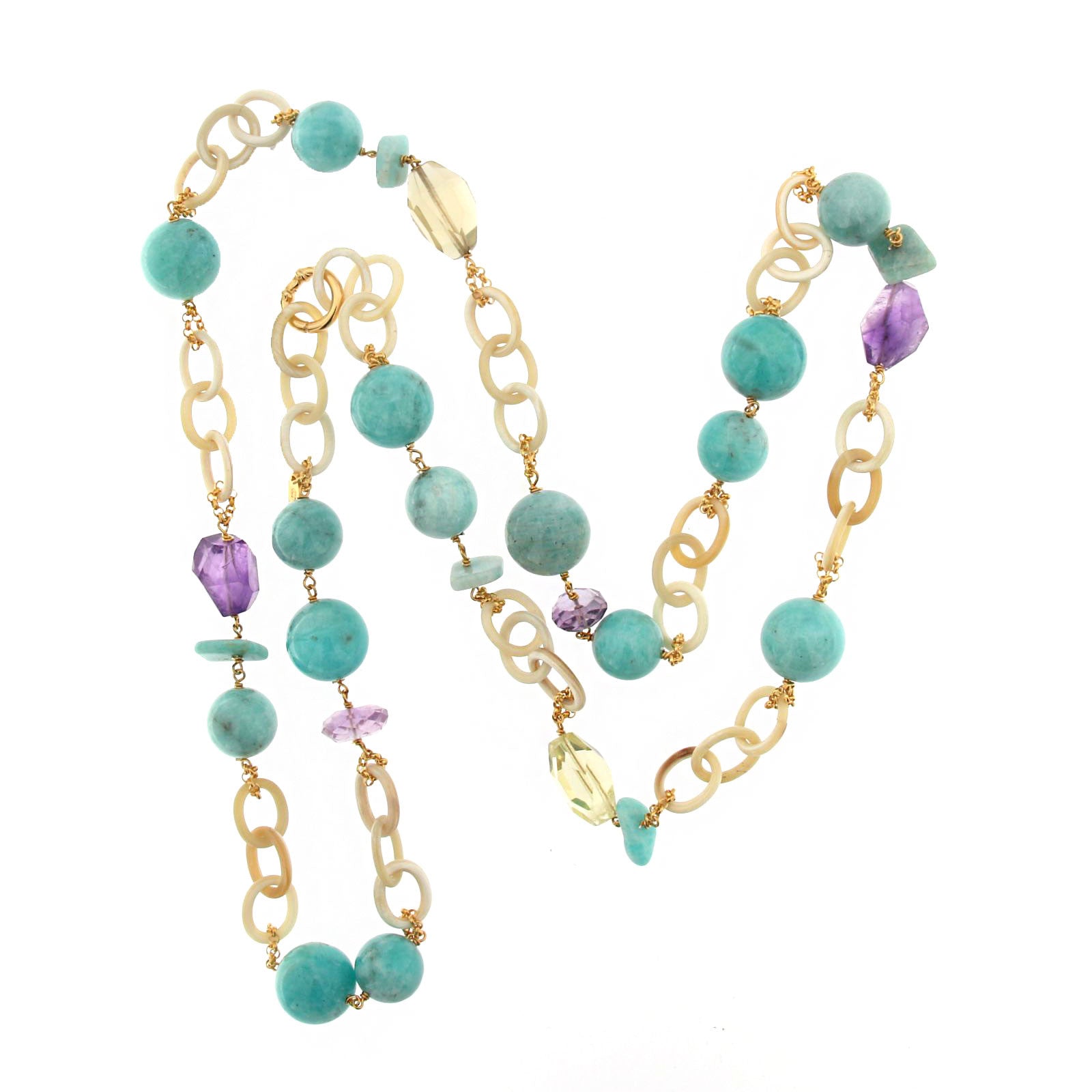 Collar Mare azul turquesa