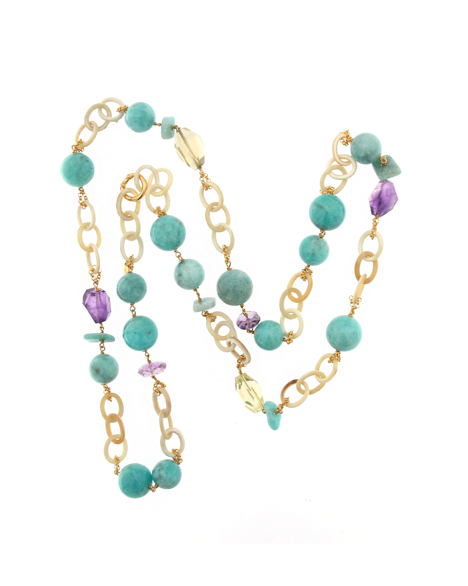 Collar Mare azul turquesa