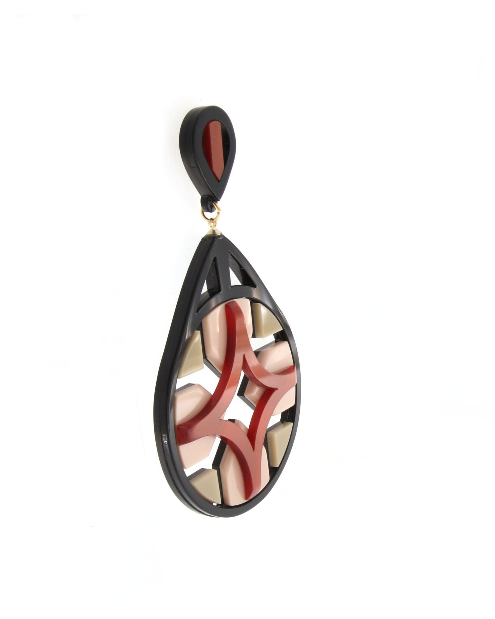 Brown Lattice Pendant