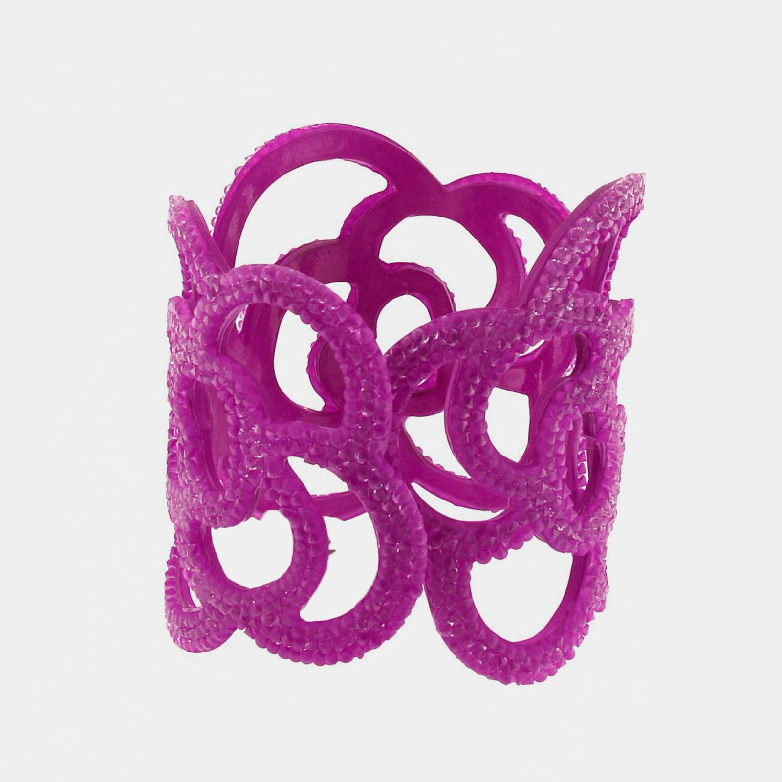 Brazalete calado buganvilla