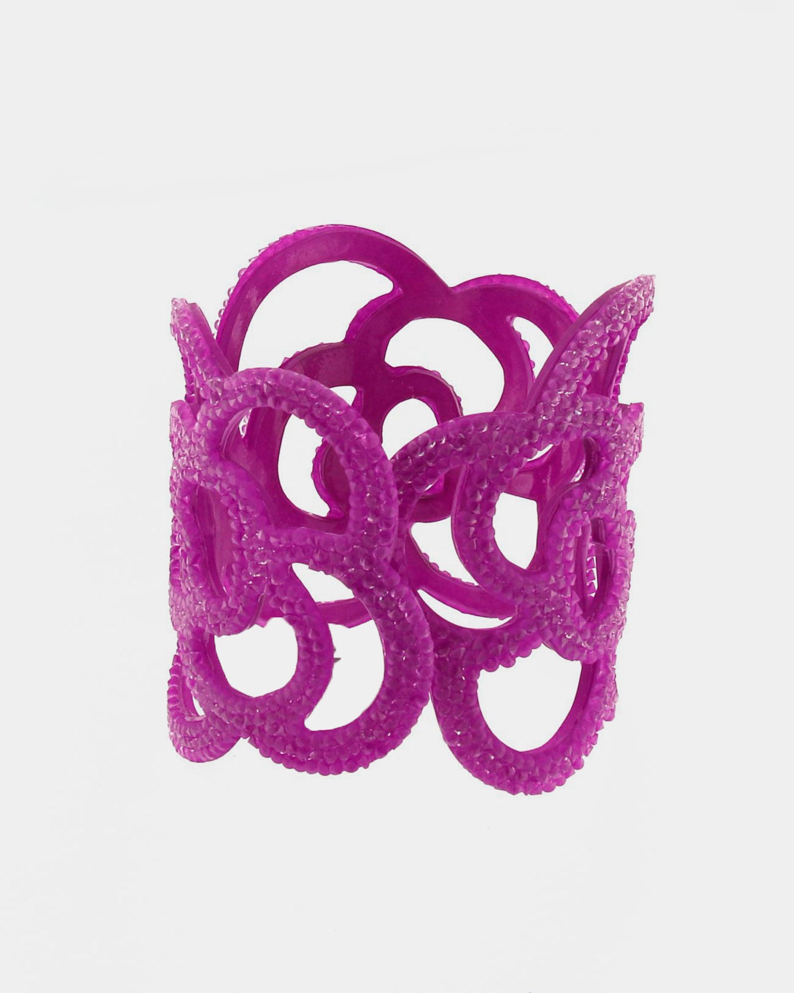 Brazalete calado buganvilla