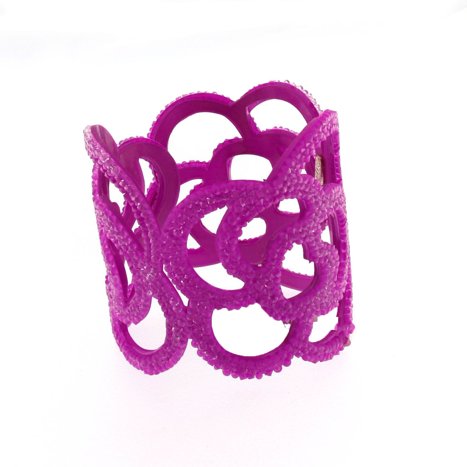 Bougainvillea openwork bracelet