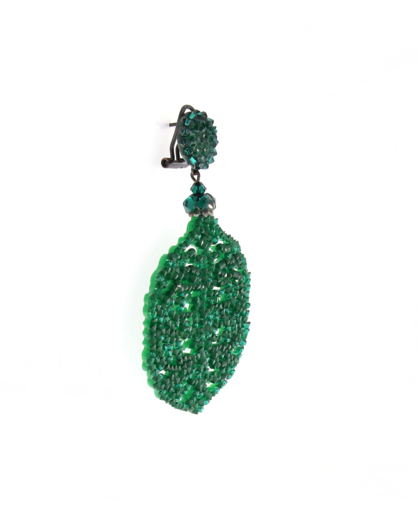 Swarovski Dublos green earrings