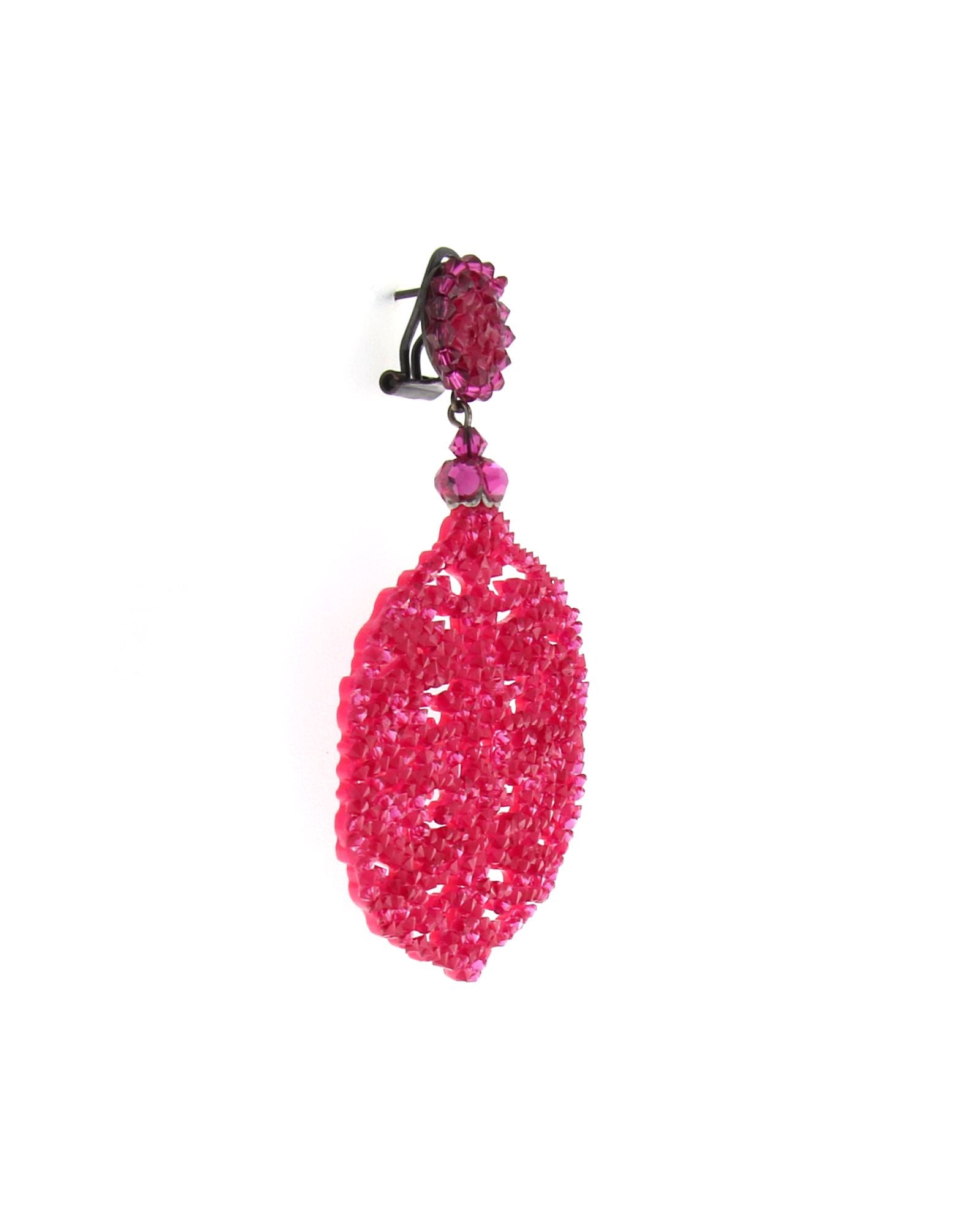 Red Swarovski Dublos Earrings