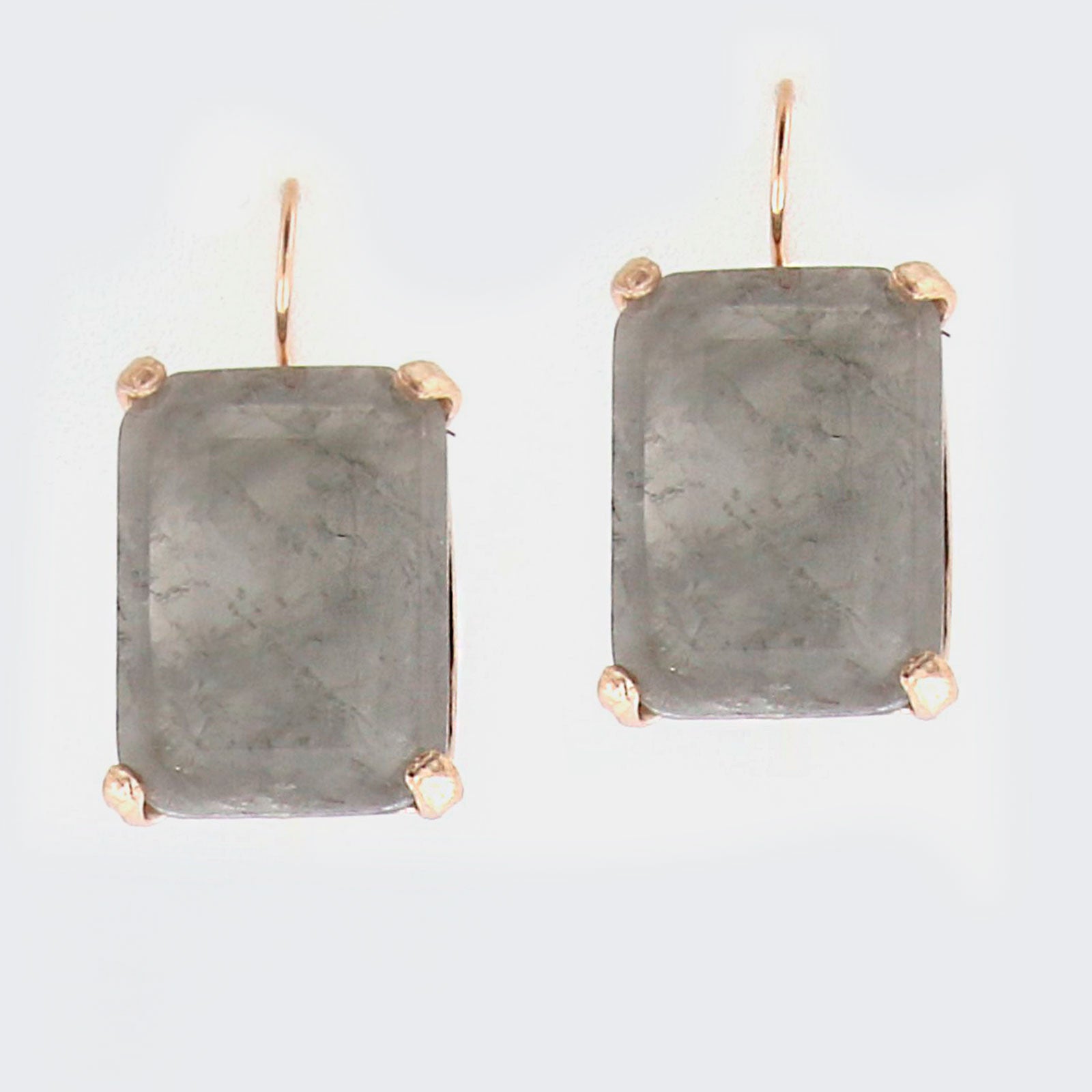 Pendientes plata y cristal london