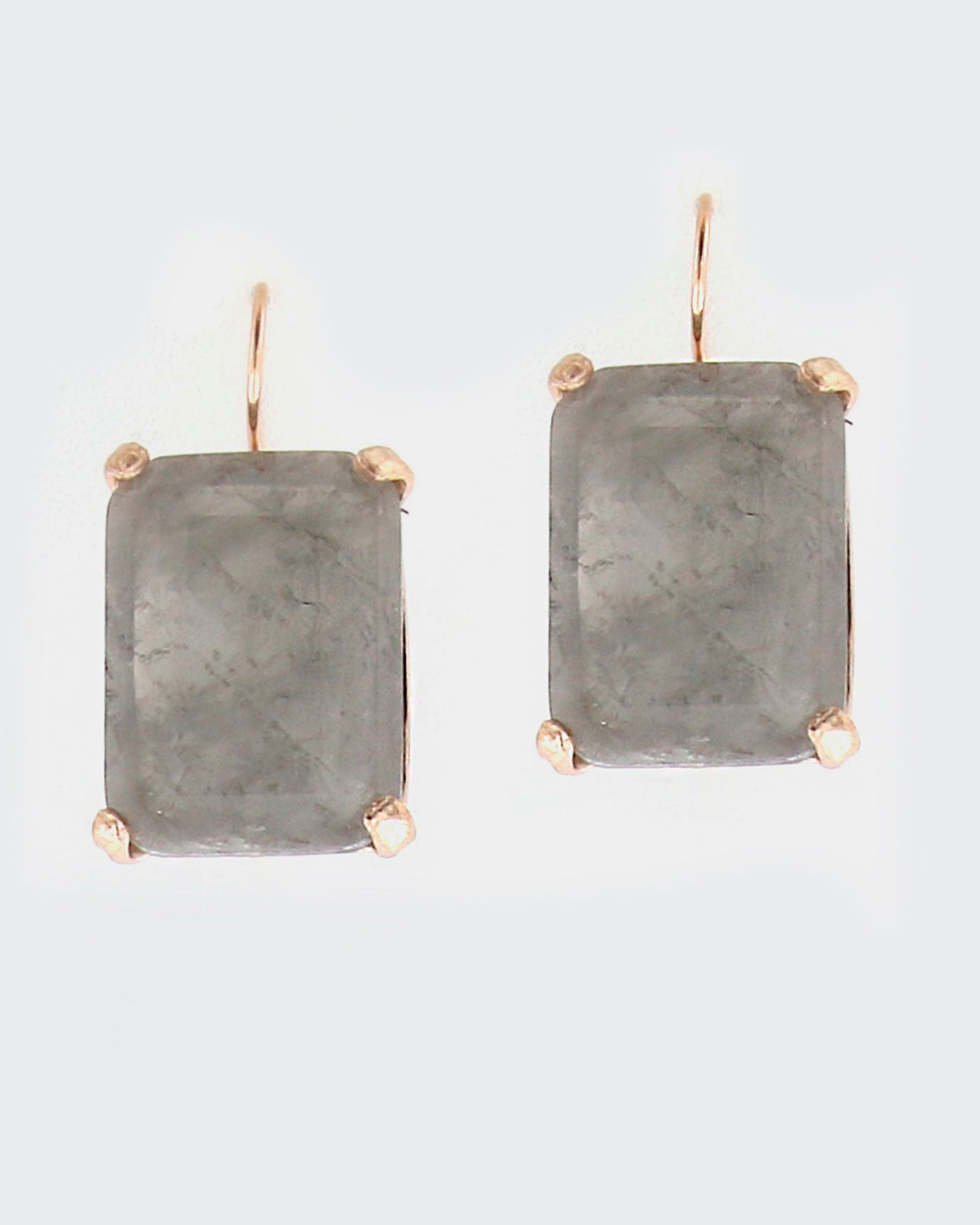 Pendientes plata y cristal london