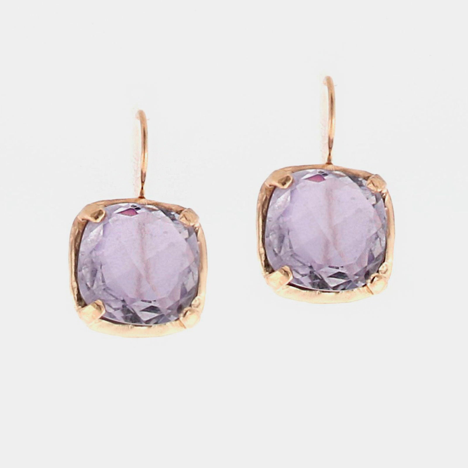 Pendientes plata y cristal Very peri