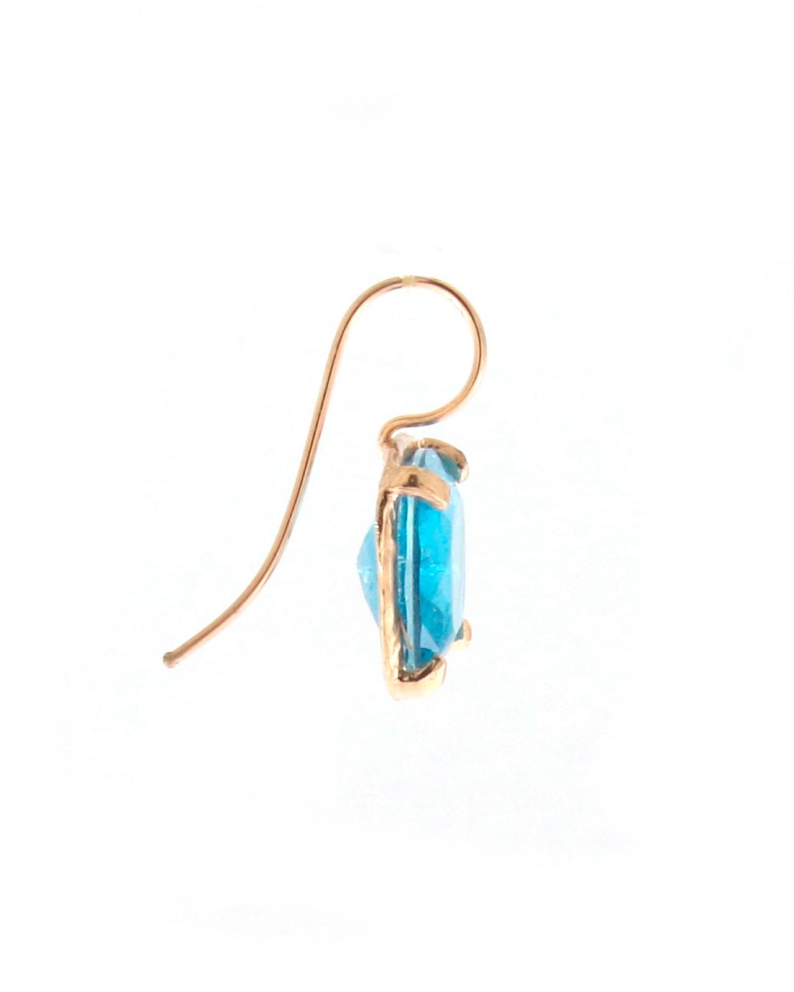 Pendientes plata y cristal Blue