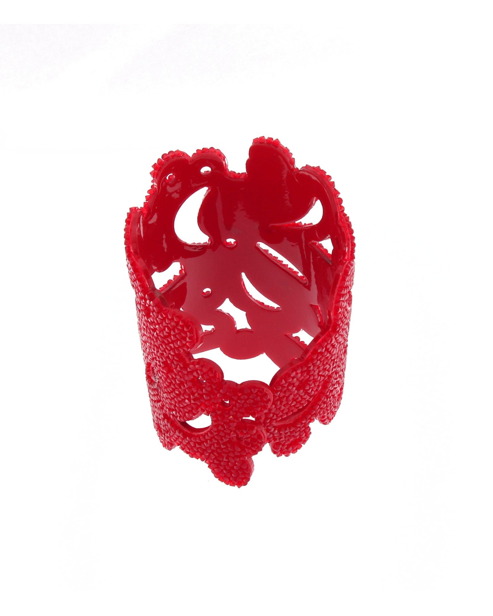 Red Swarovski ornamental bracelet 