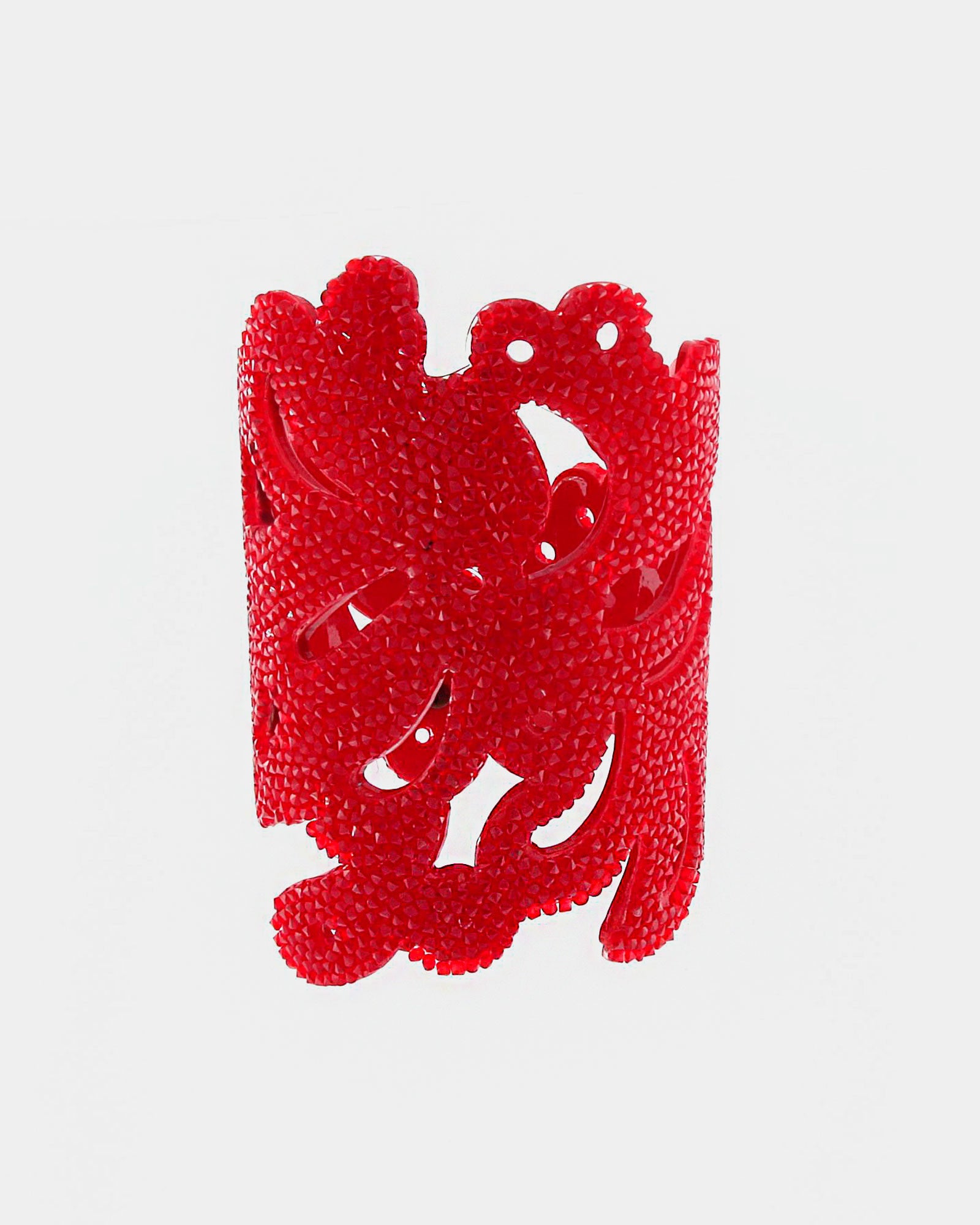 Red Swarovski ornamental bracelet 