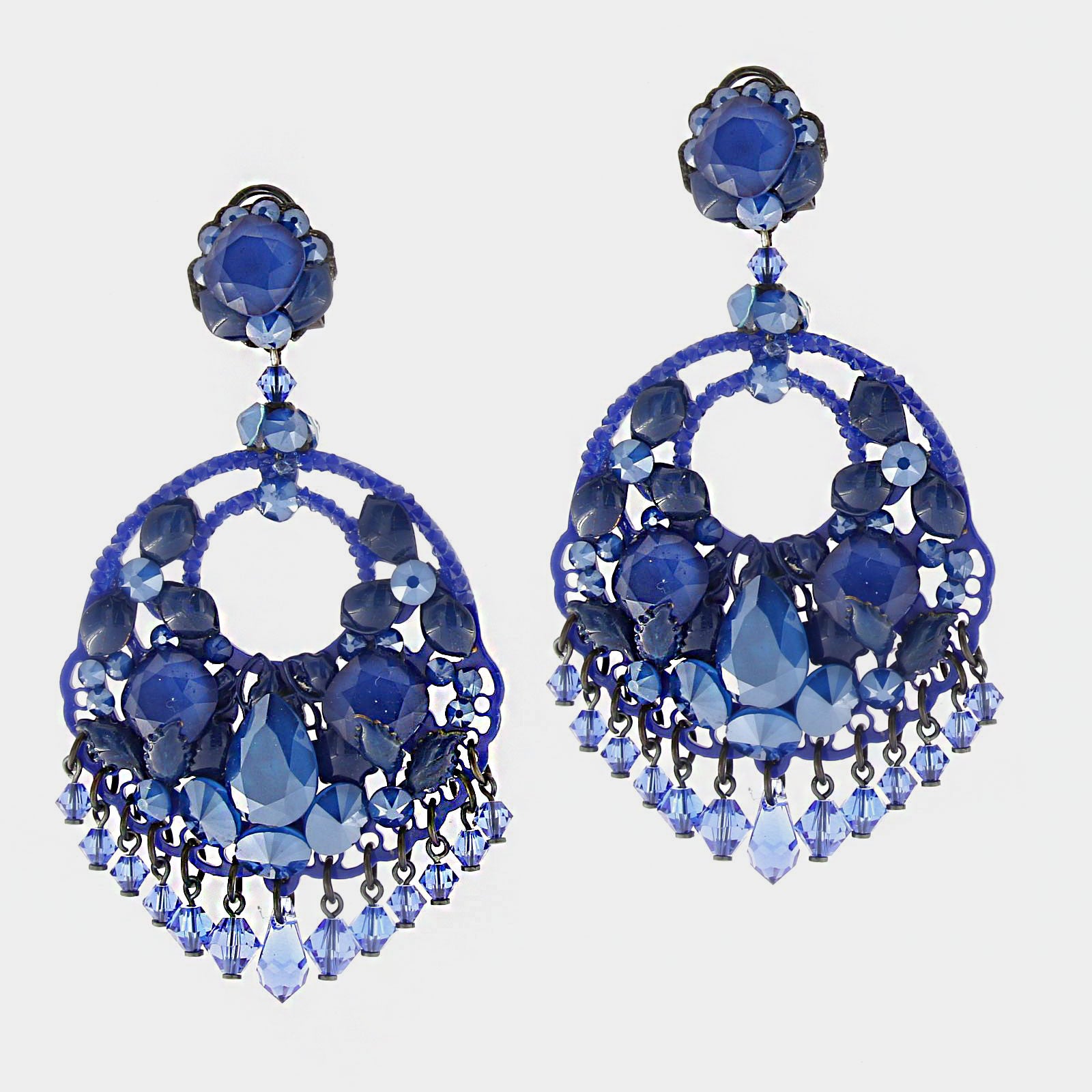 Klein blue lacquer pendant 