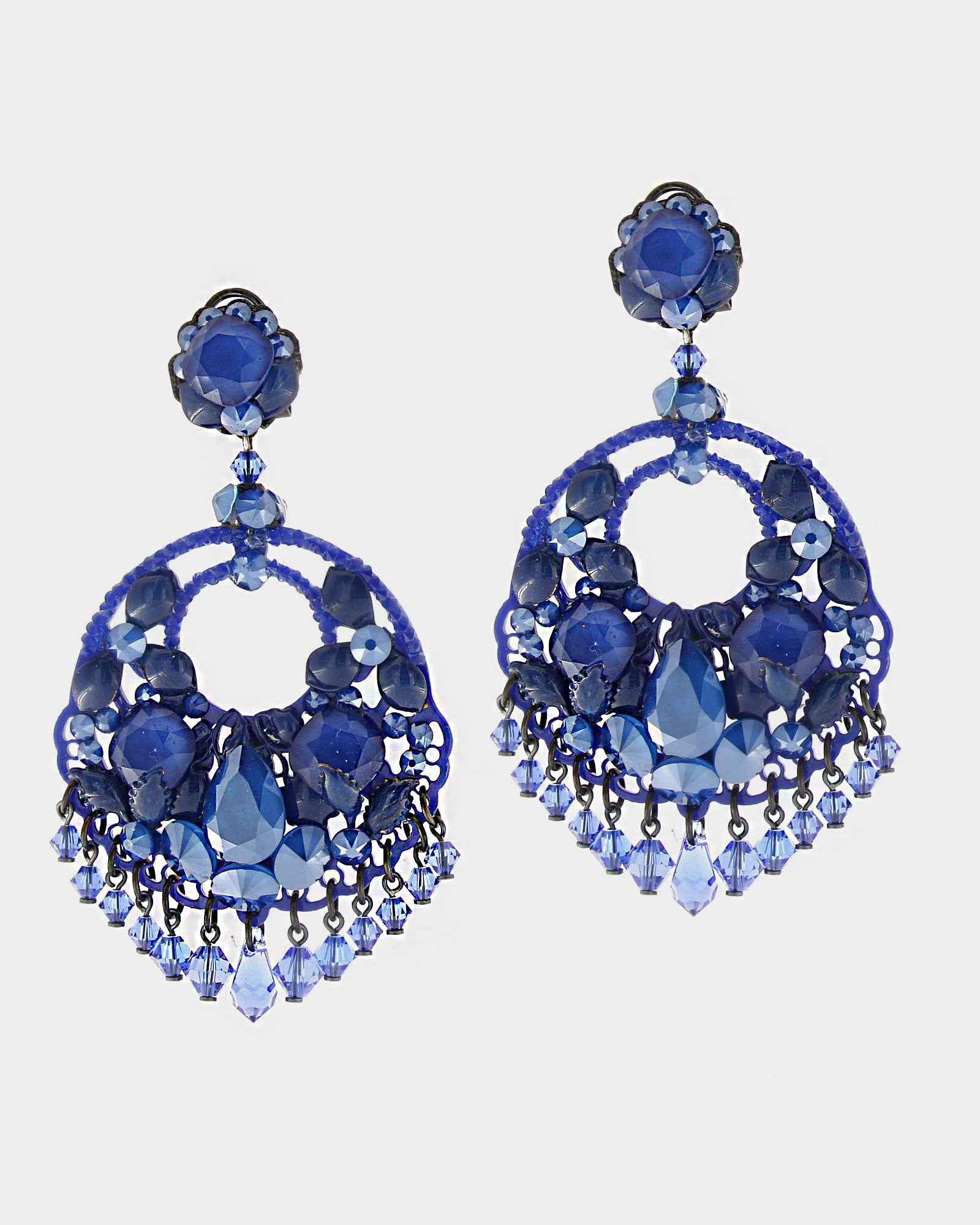 Klein blue lacquer pendant 