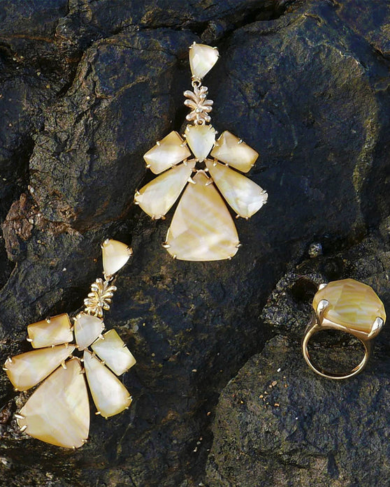 Pendientes Visir madreperla