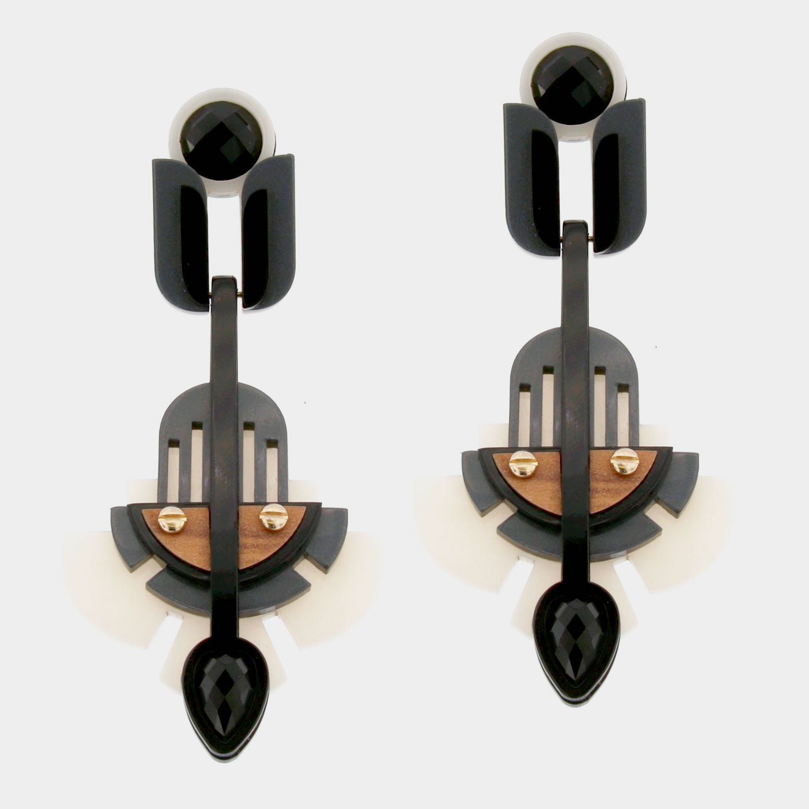 Black and White Crillon Pendant