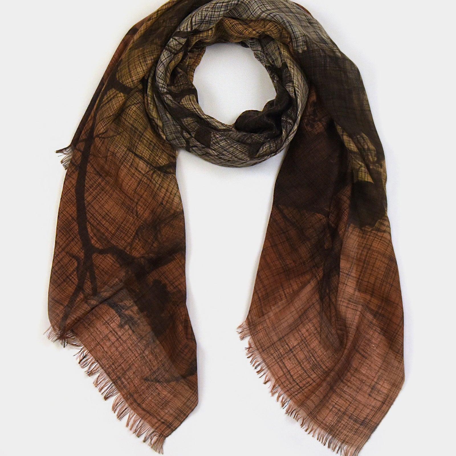 Fular Faliero Stefania marrón