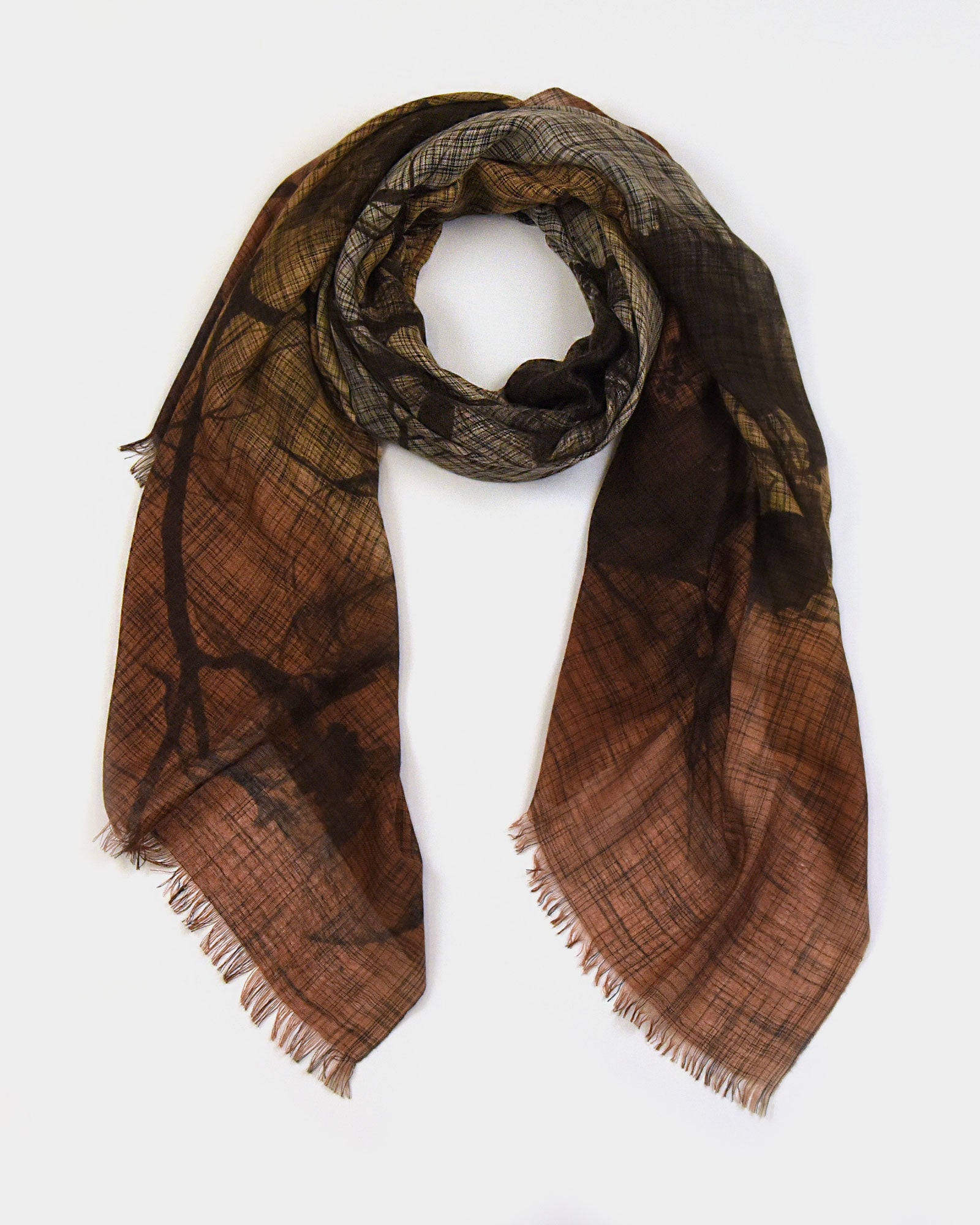 Fular Faliero Stefania marrón