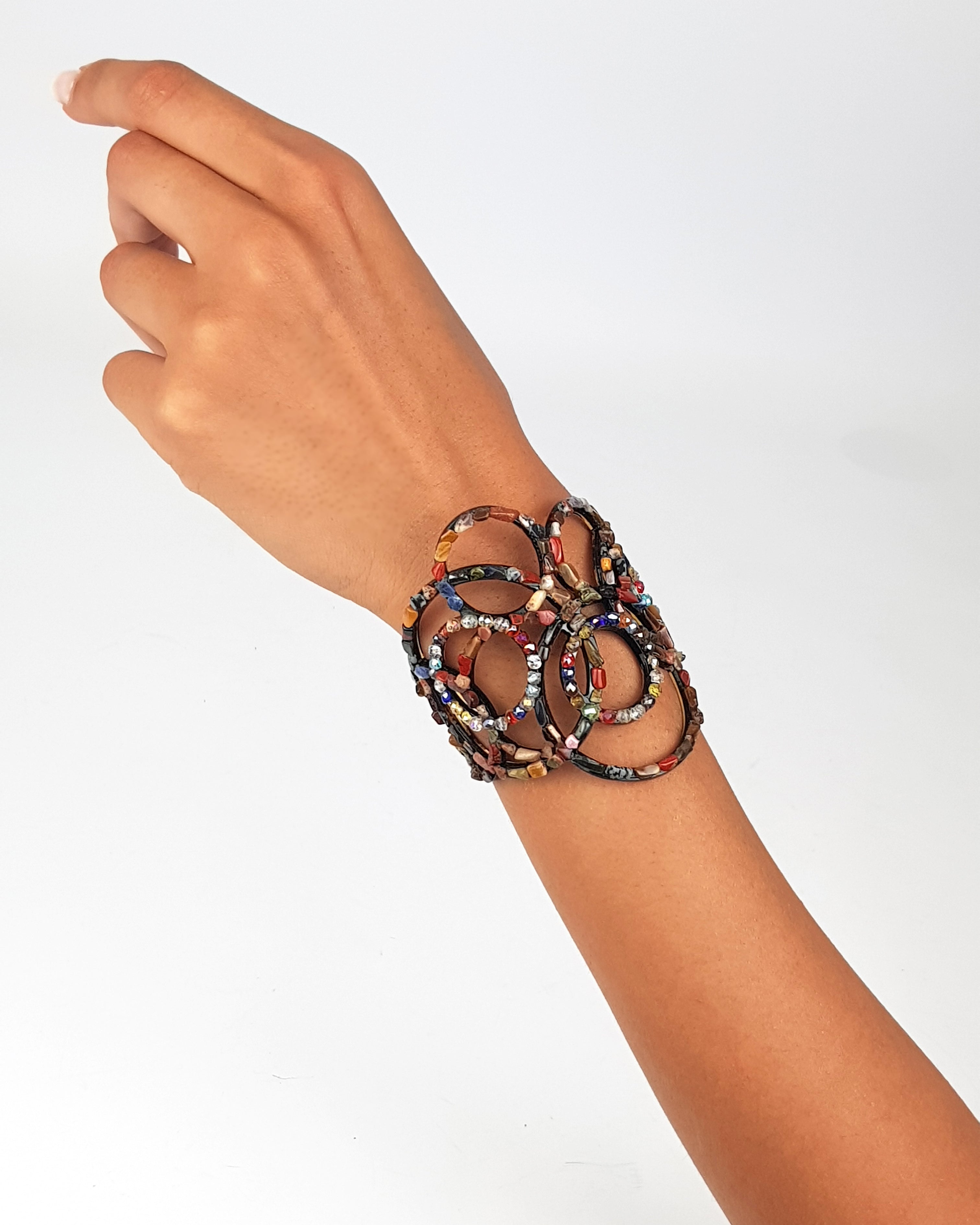 Brazalete minerales circles