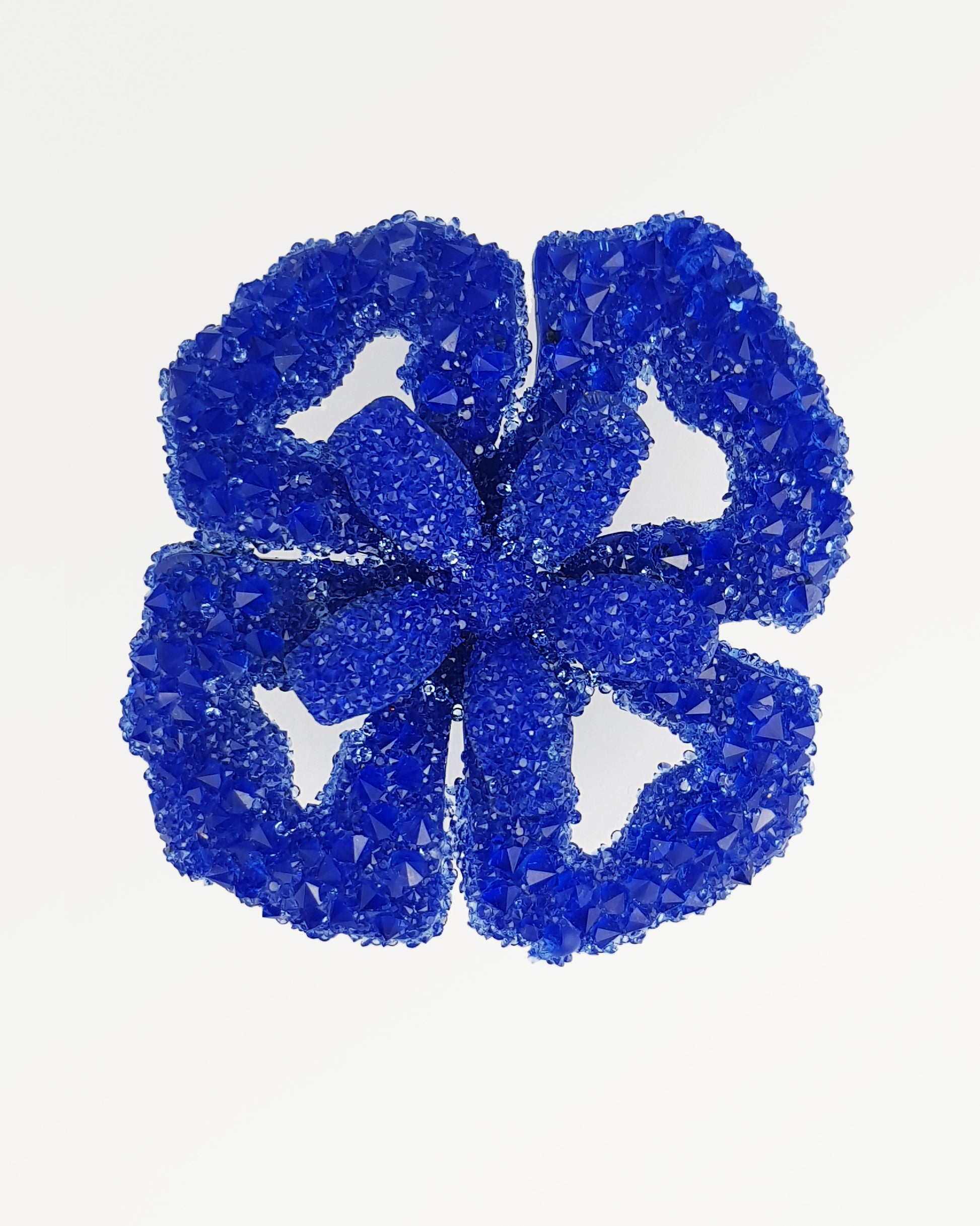 Broche swarovski azul klein