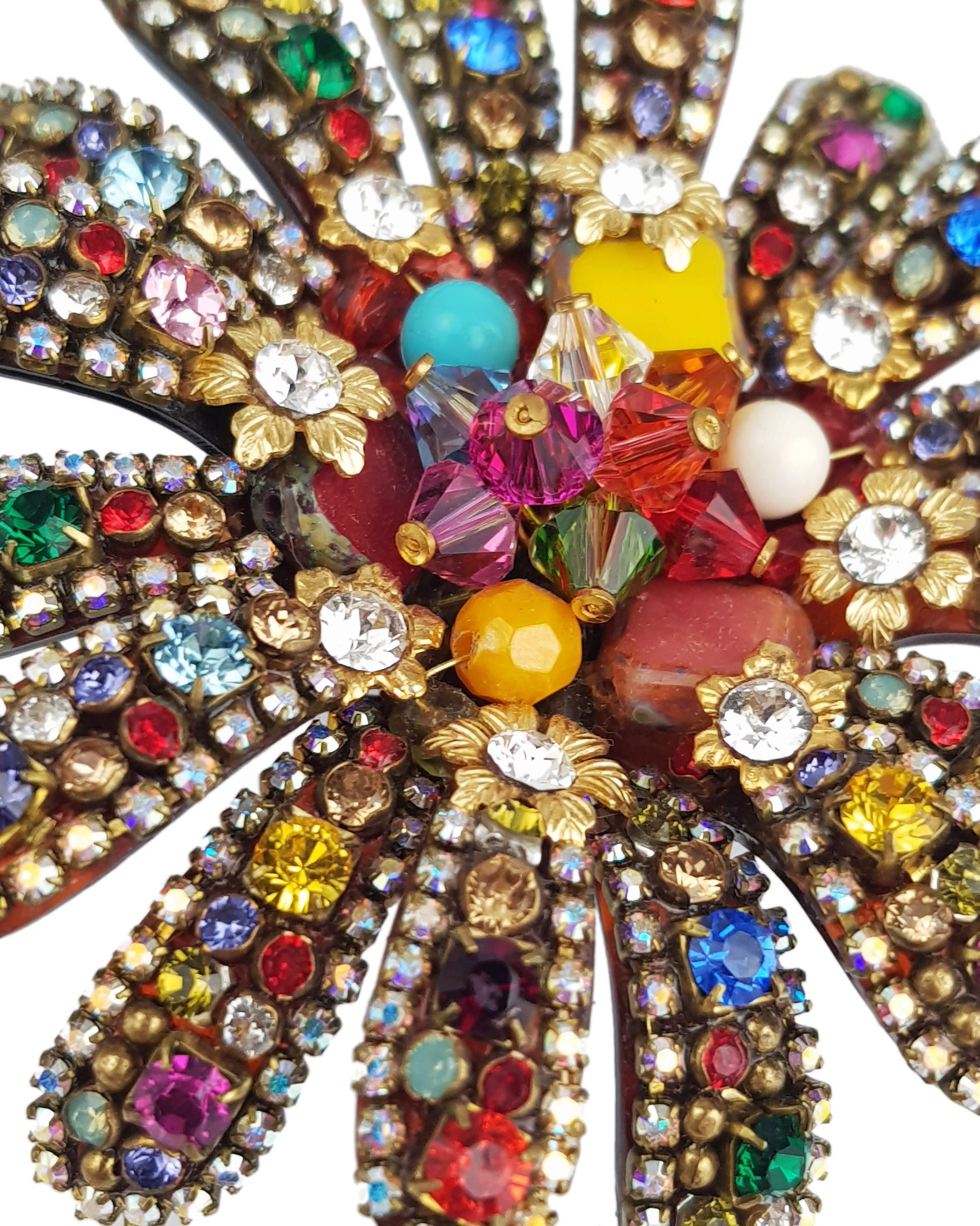 Broche Dublos Swarovski multicolor