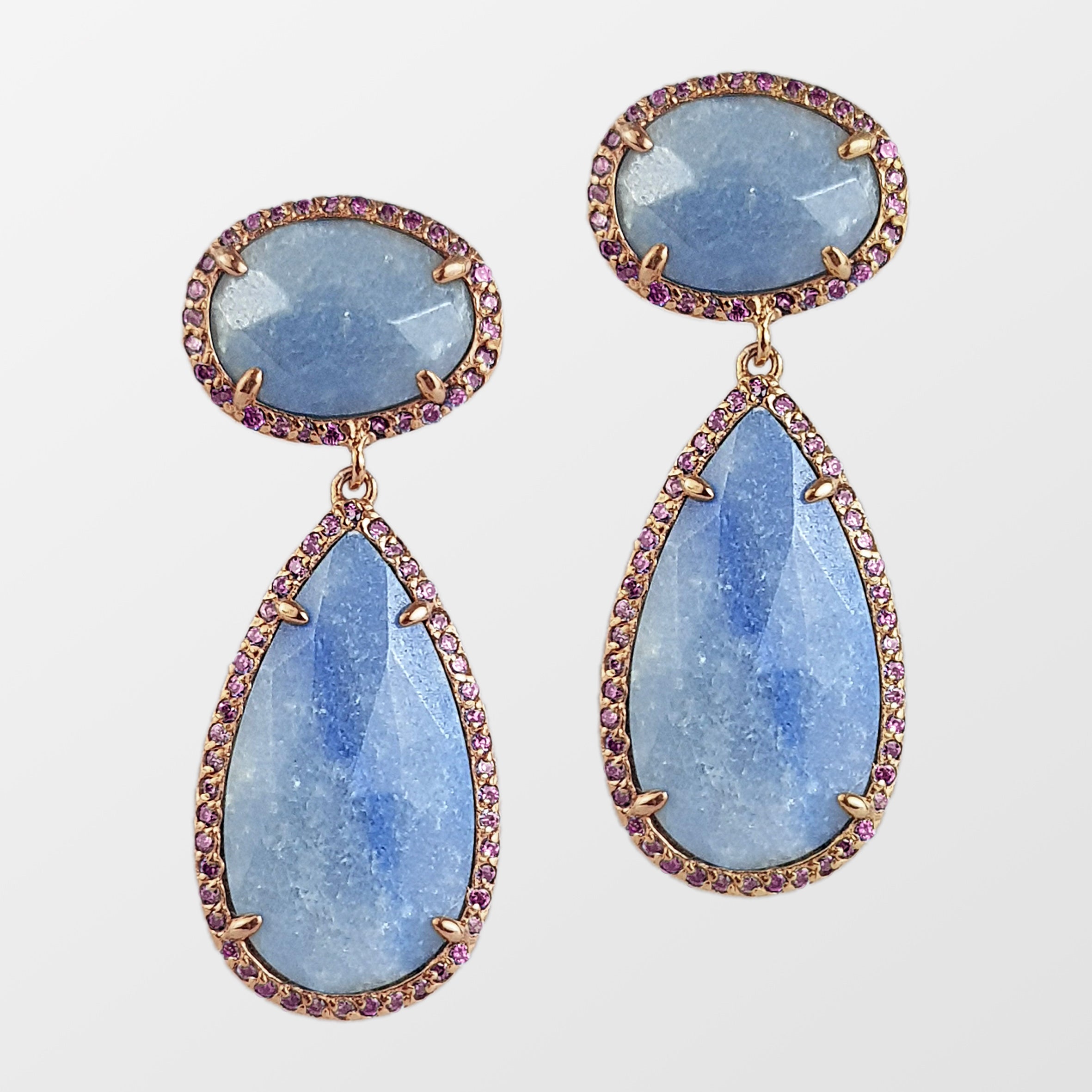 Pendientes plata y circonitas