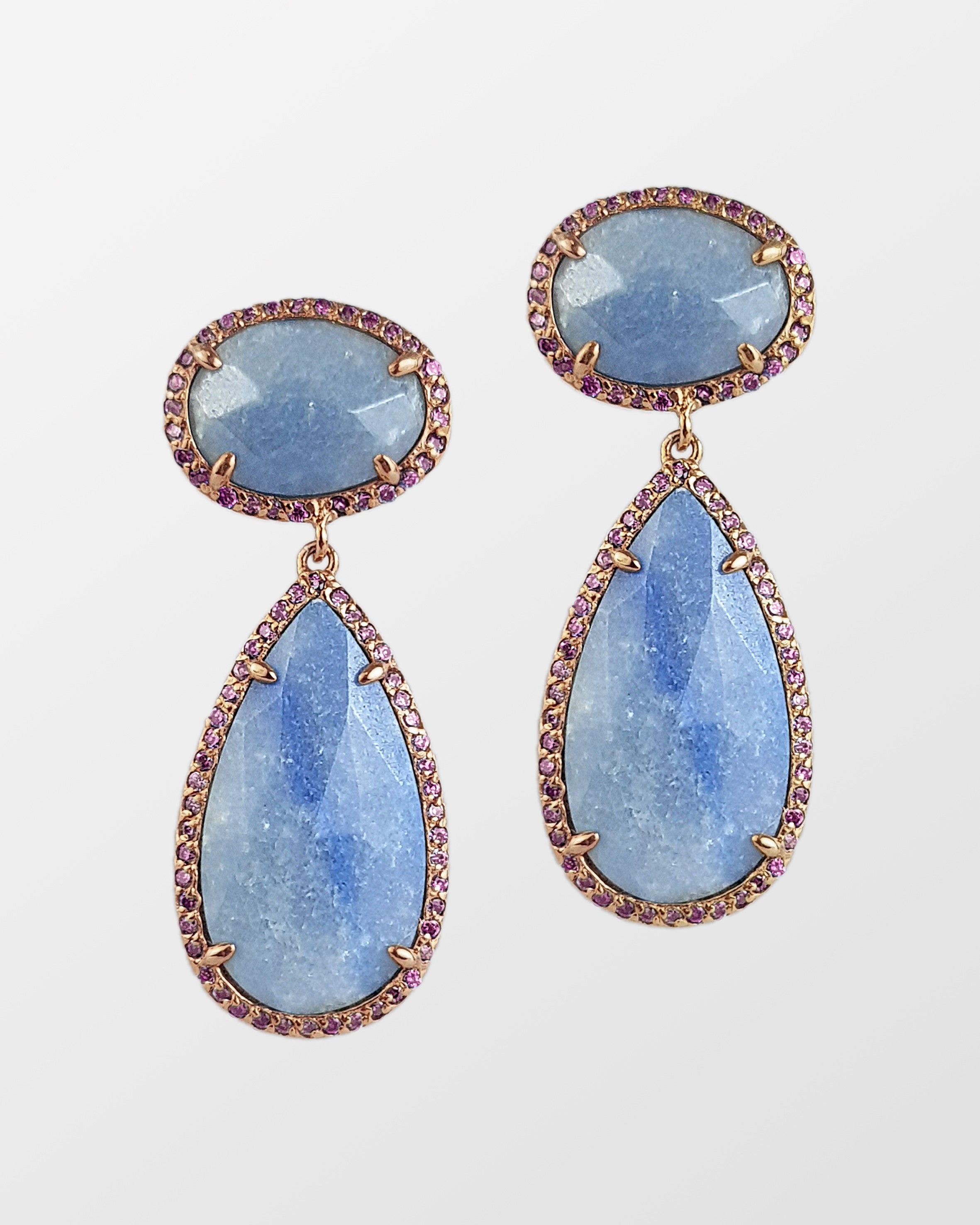 Pendientes plata y circonitas