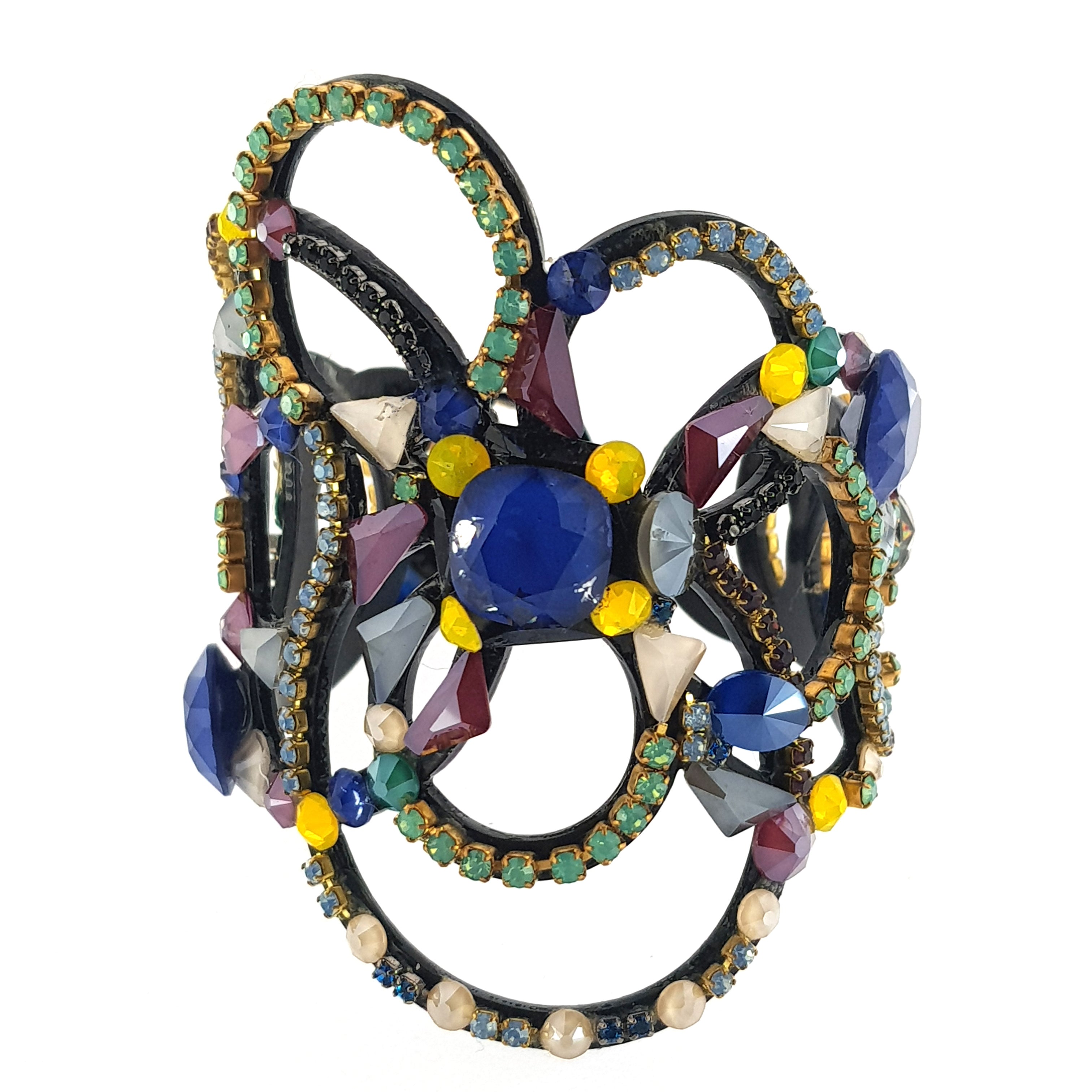 Brazalete cristales tallados