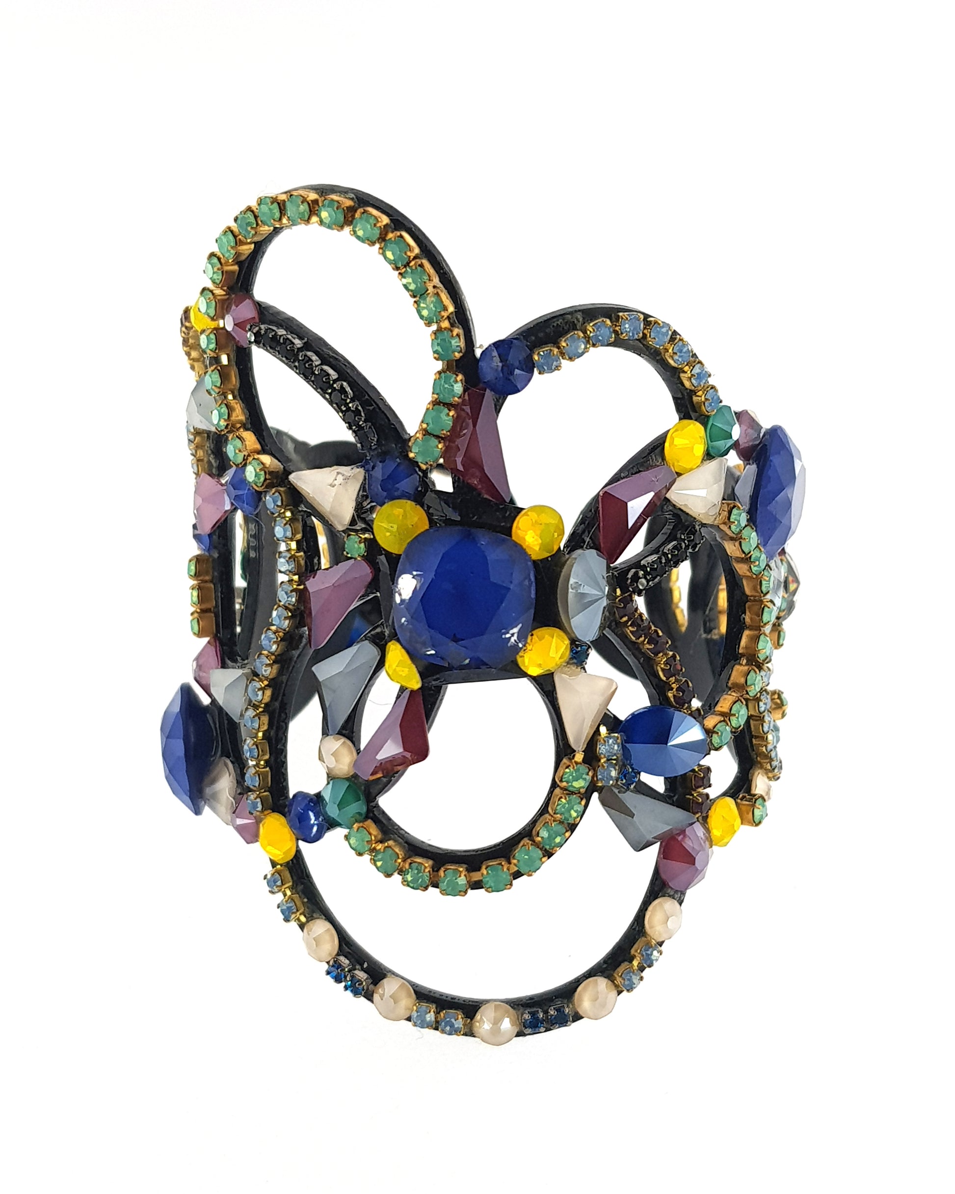 Brazalete cristales tallados