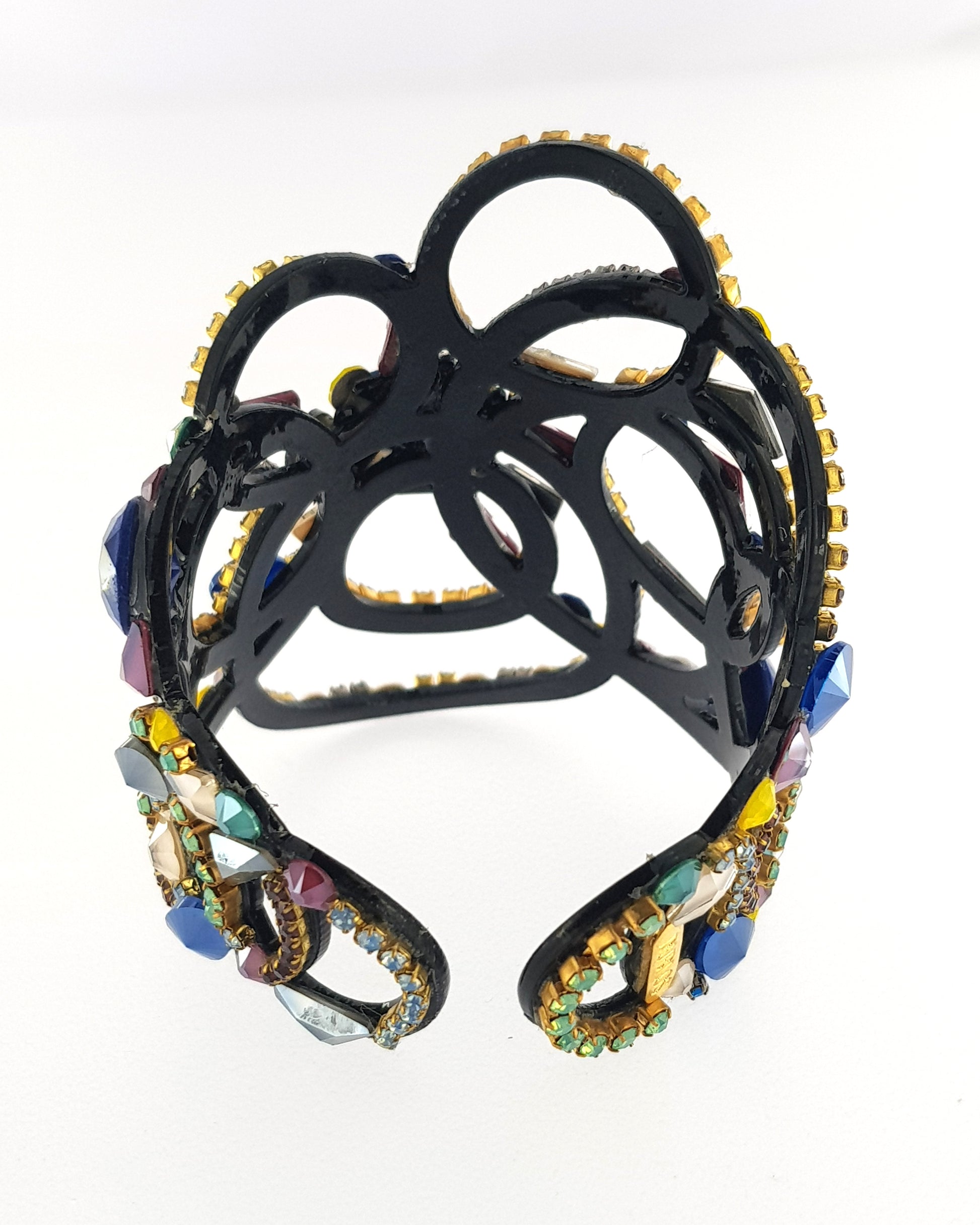 Brazalete cristales tallados