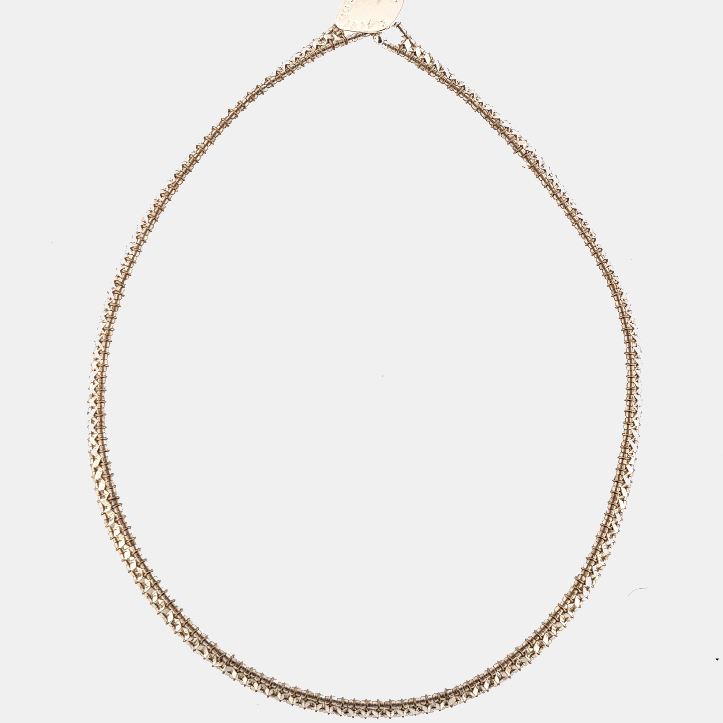 Collar Raíces plateado