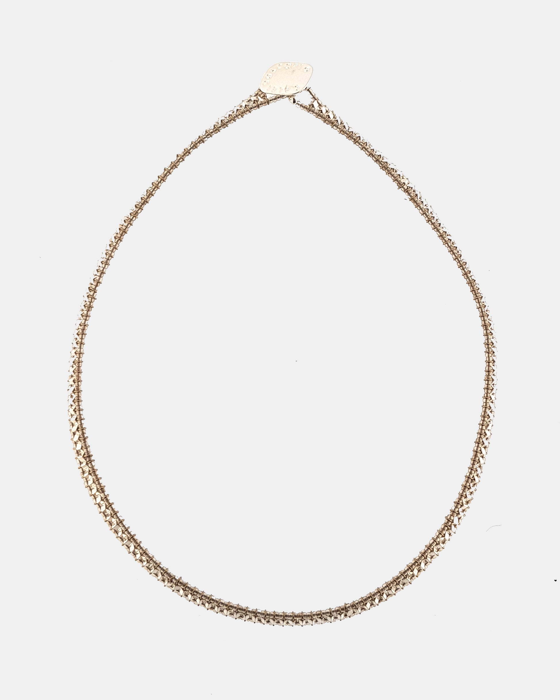 Collar Raíces plateado