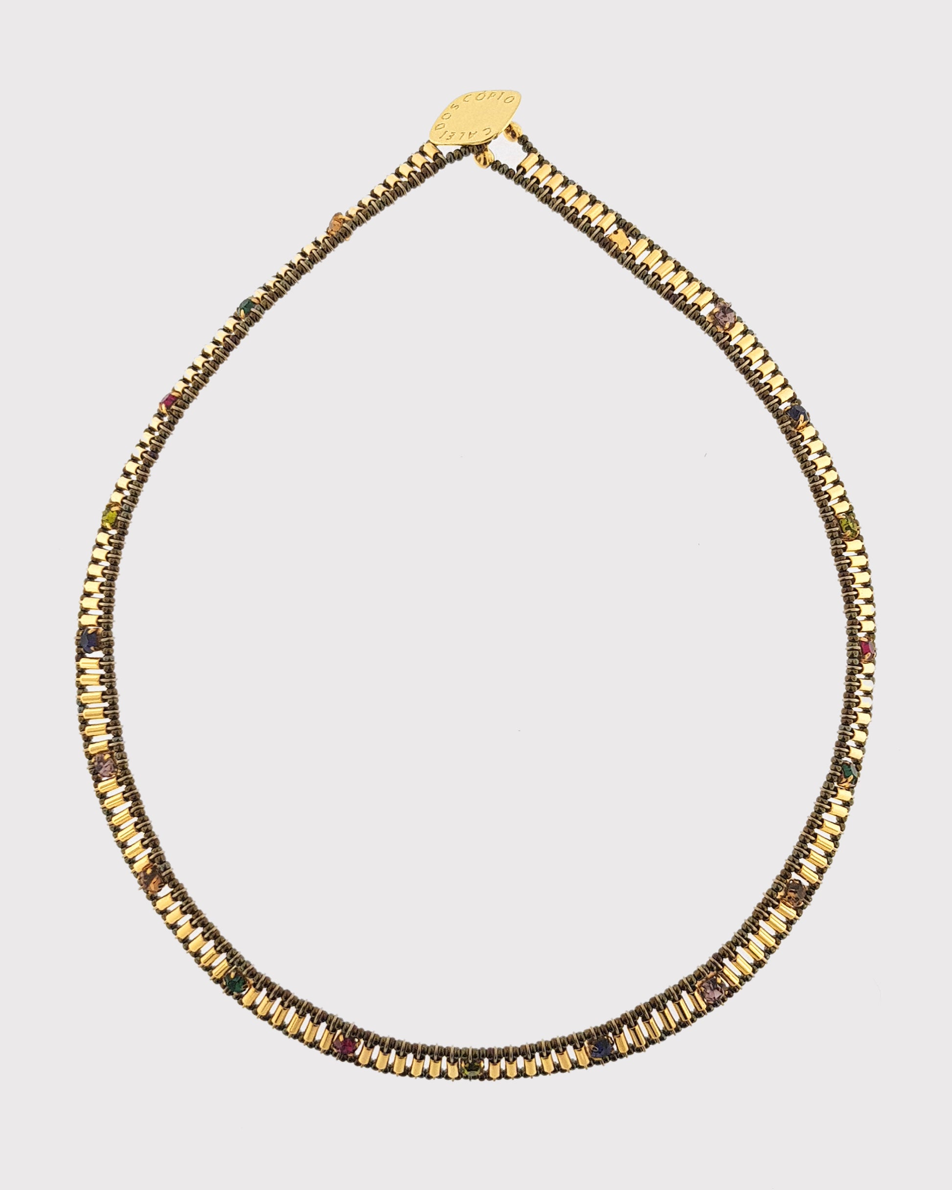 Collar Riviera cristales multicolor