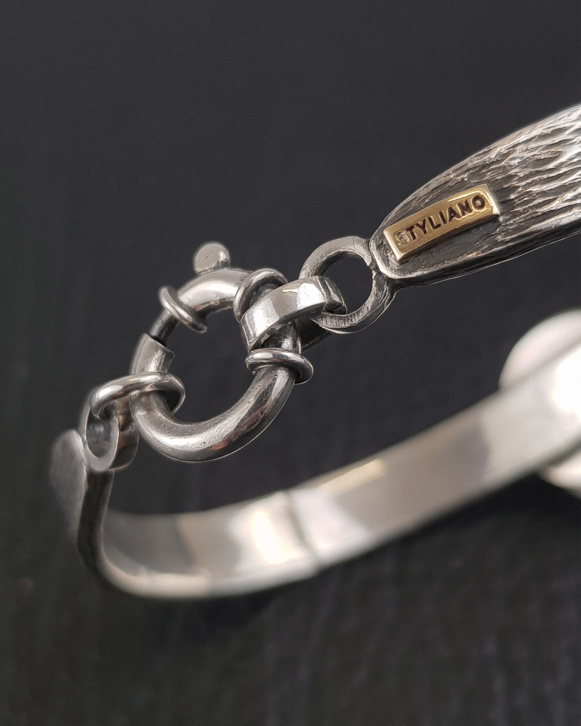 Pulsera plata y perla cultivada