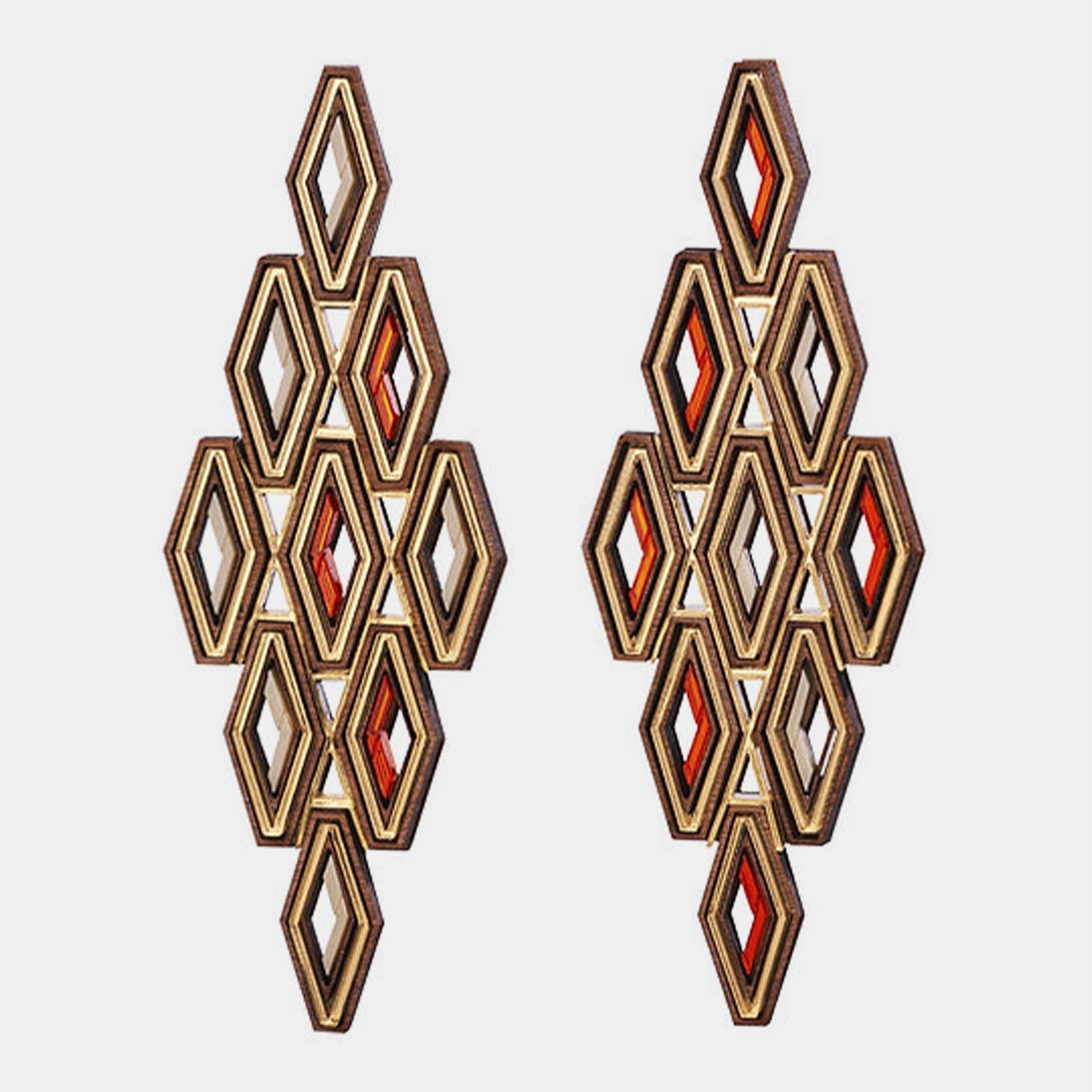 Pendientes Estelle Naranjas