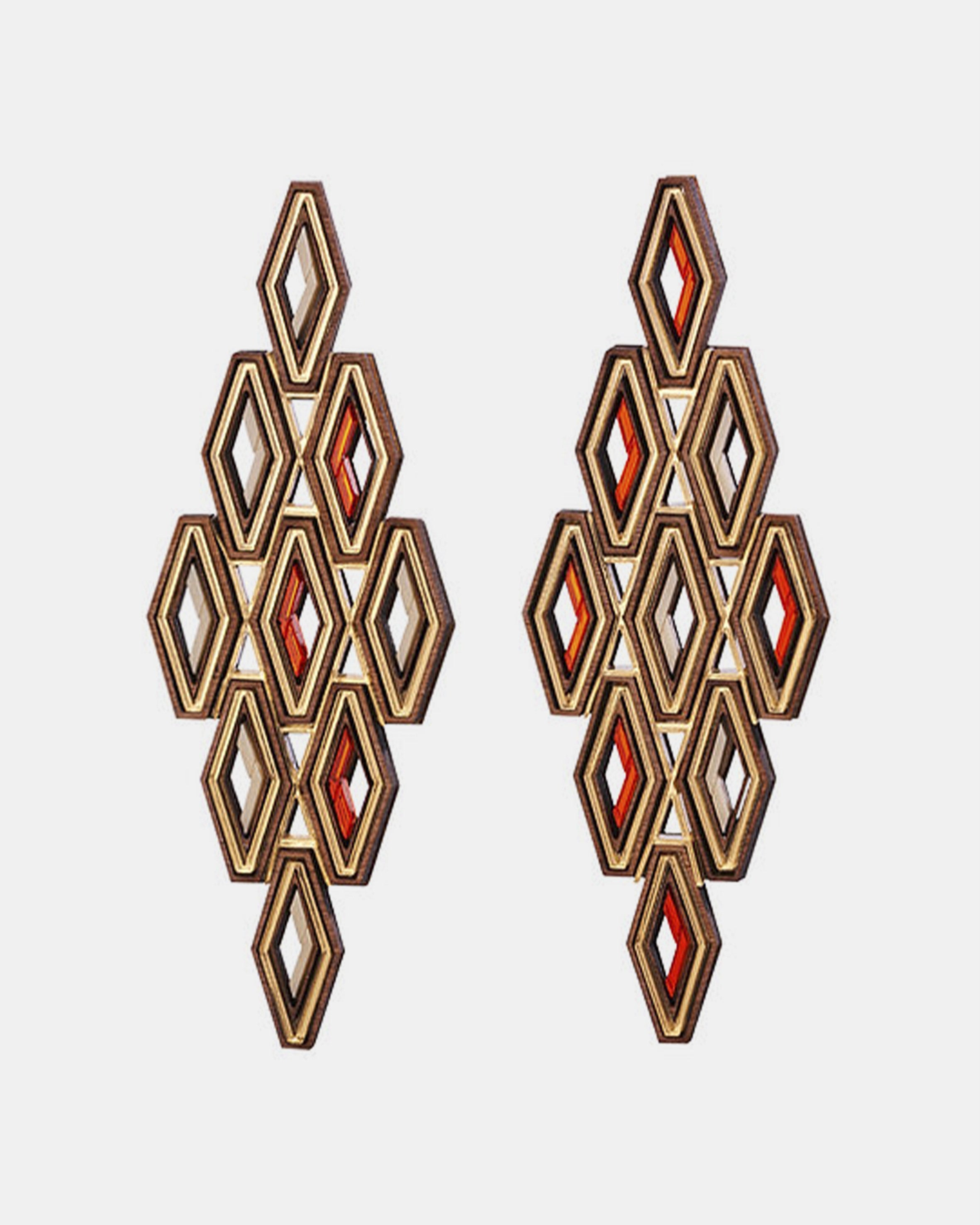 Pendientes Estelle Naranjas